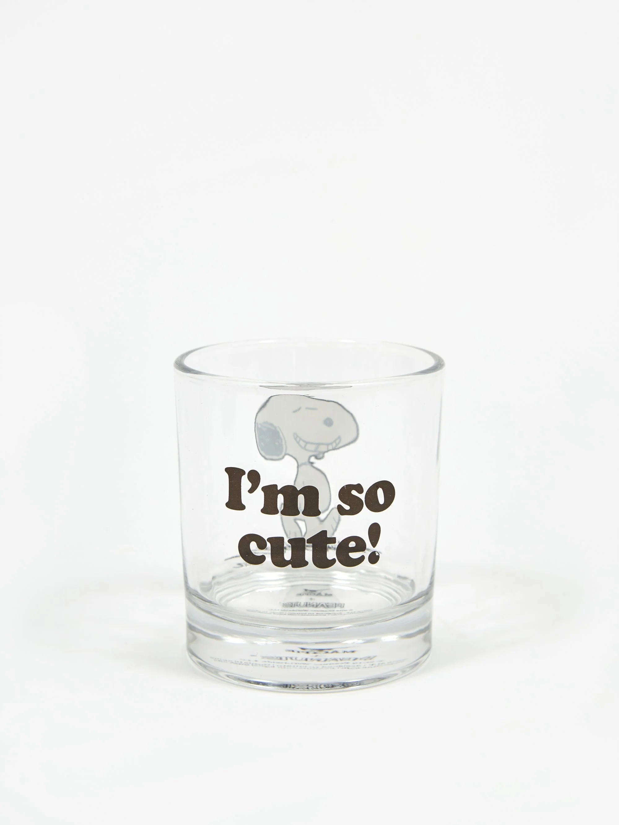 Peanuts Glass Cup - Cute - 9cmx8.2cm - Image 3