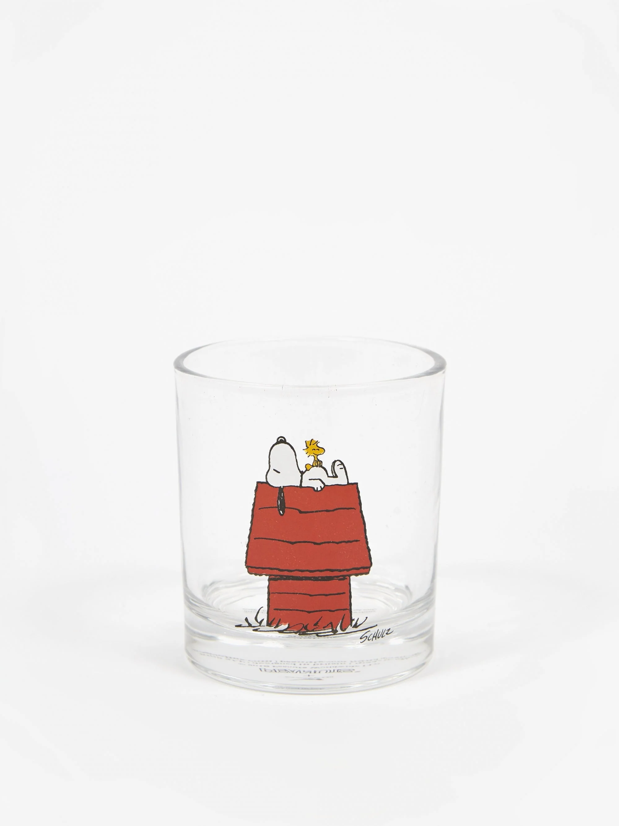 Peanuts Glass Cup - House - 9cmx8.2cm