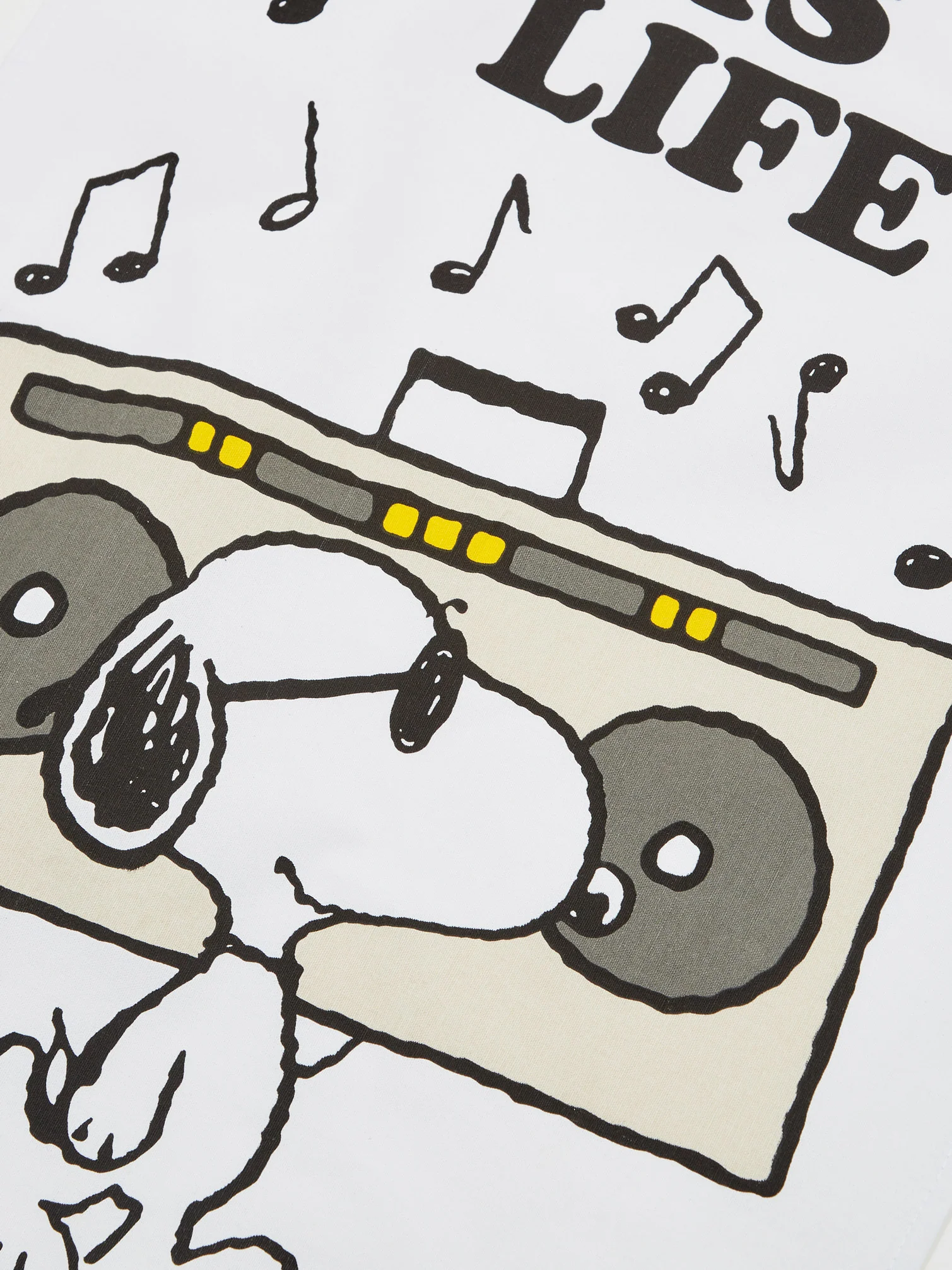 Peanuts Tea Towel - Music - Image 2