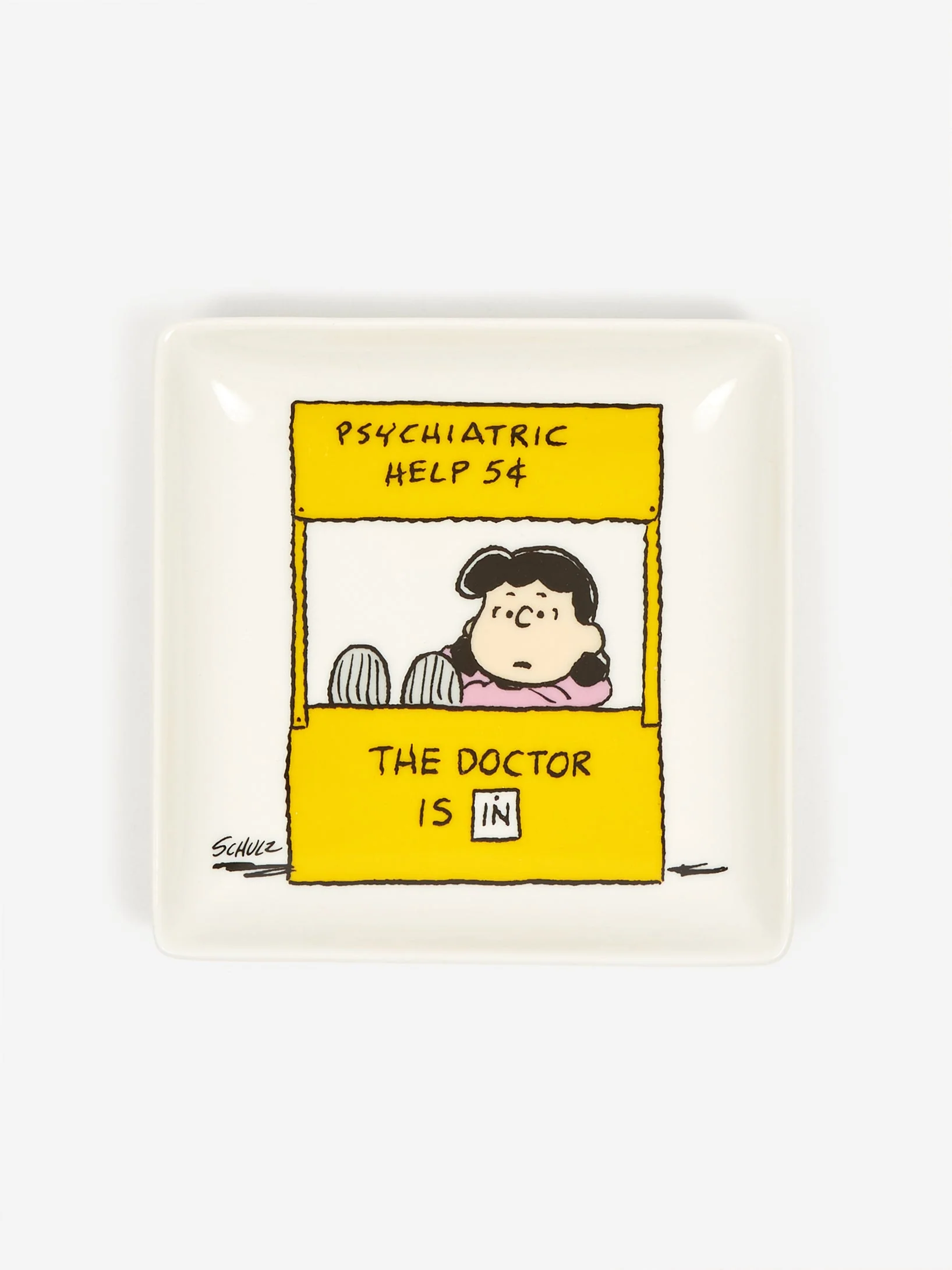 Peanuts Trinket Tray - Help - 13x13cm