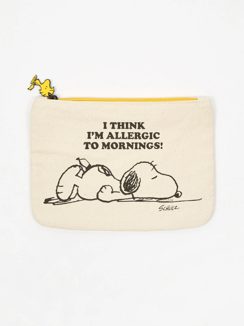 Peanuts Zipper Pouch - Allergic to Mornings - Image 2