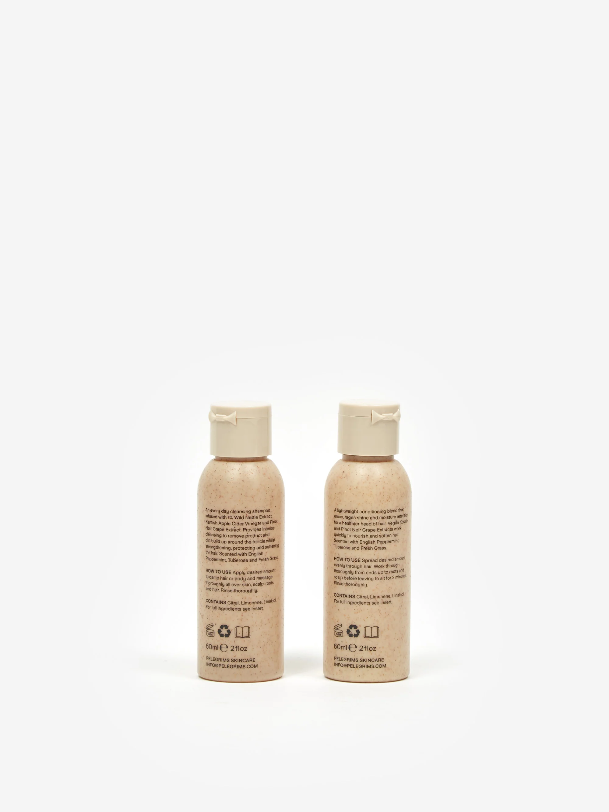 Pelegrims Shampoo and Conditioner Duo Set - 2 x 60ml - Image 5