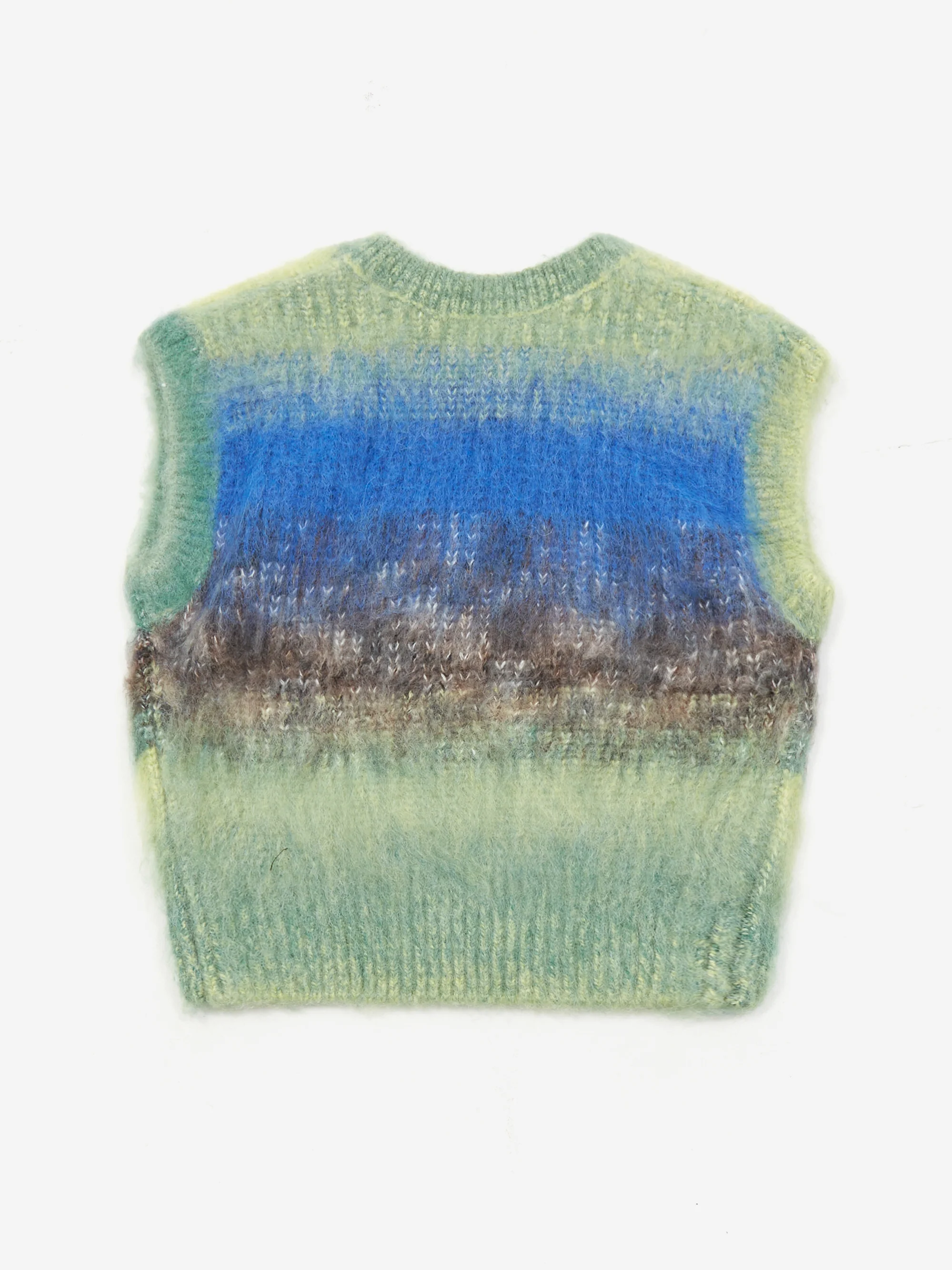 Perverze Gradient Stripe Vest - Green - Image 6