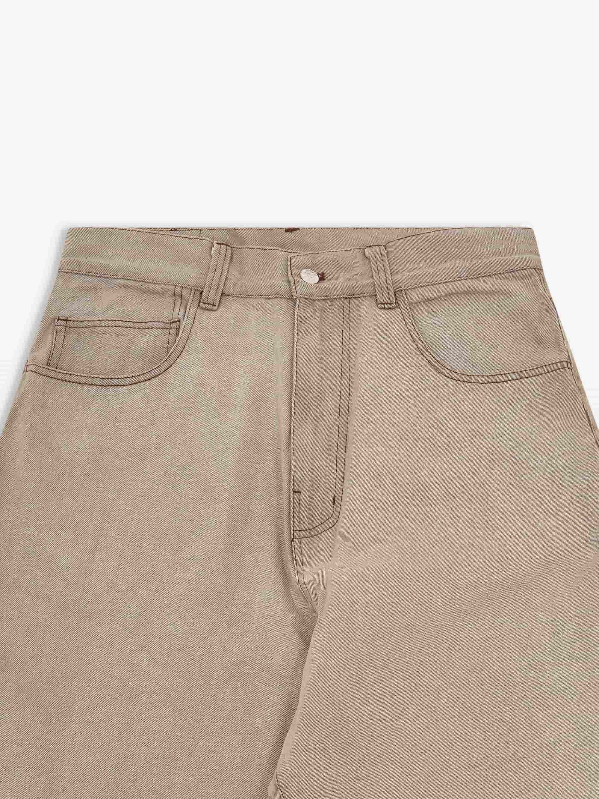 Phingerin 6 Pocket Jeans - Beige - Image 2