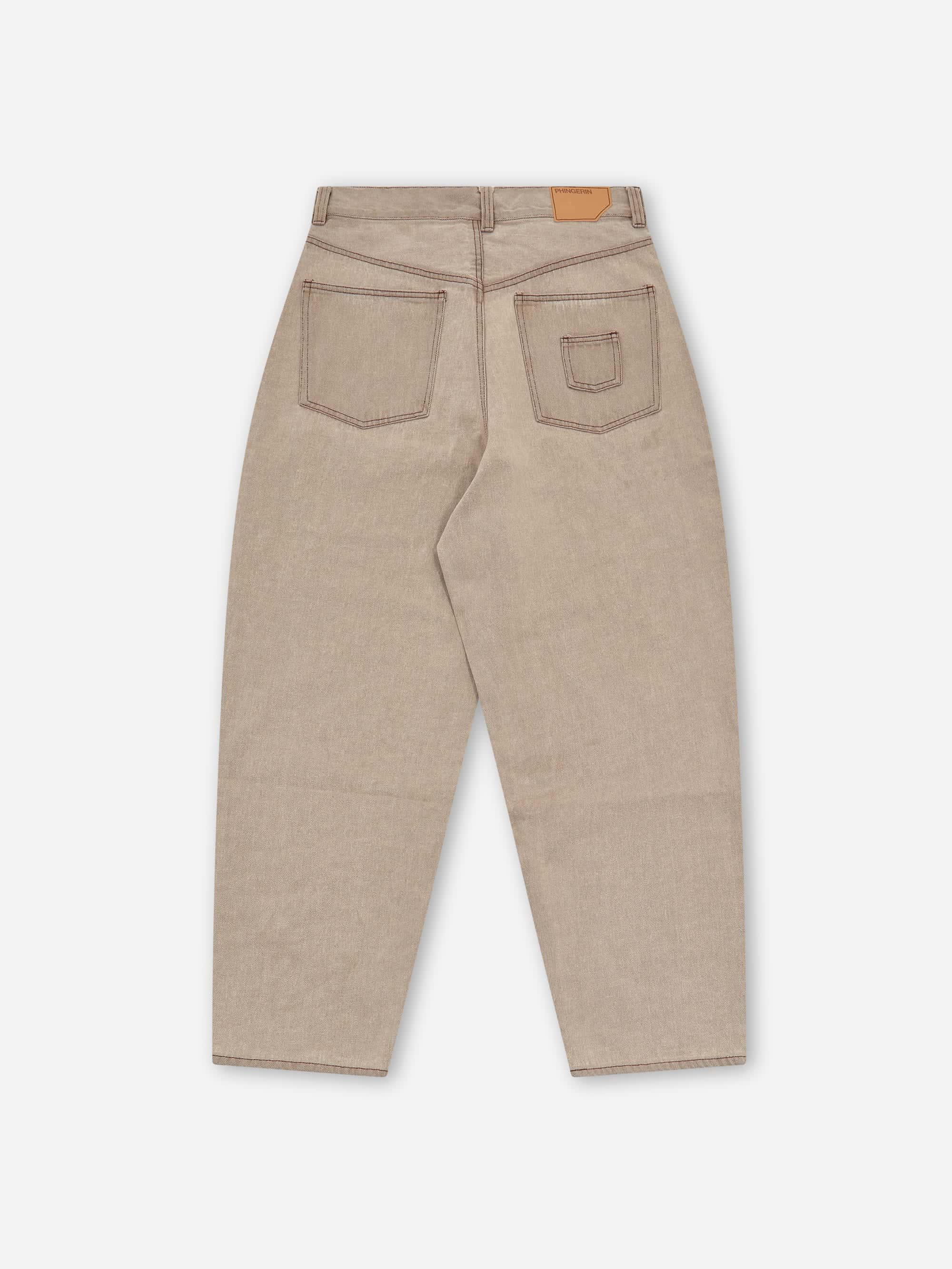 Phingerin 6 Pocket Jeans - Beige - Image 4