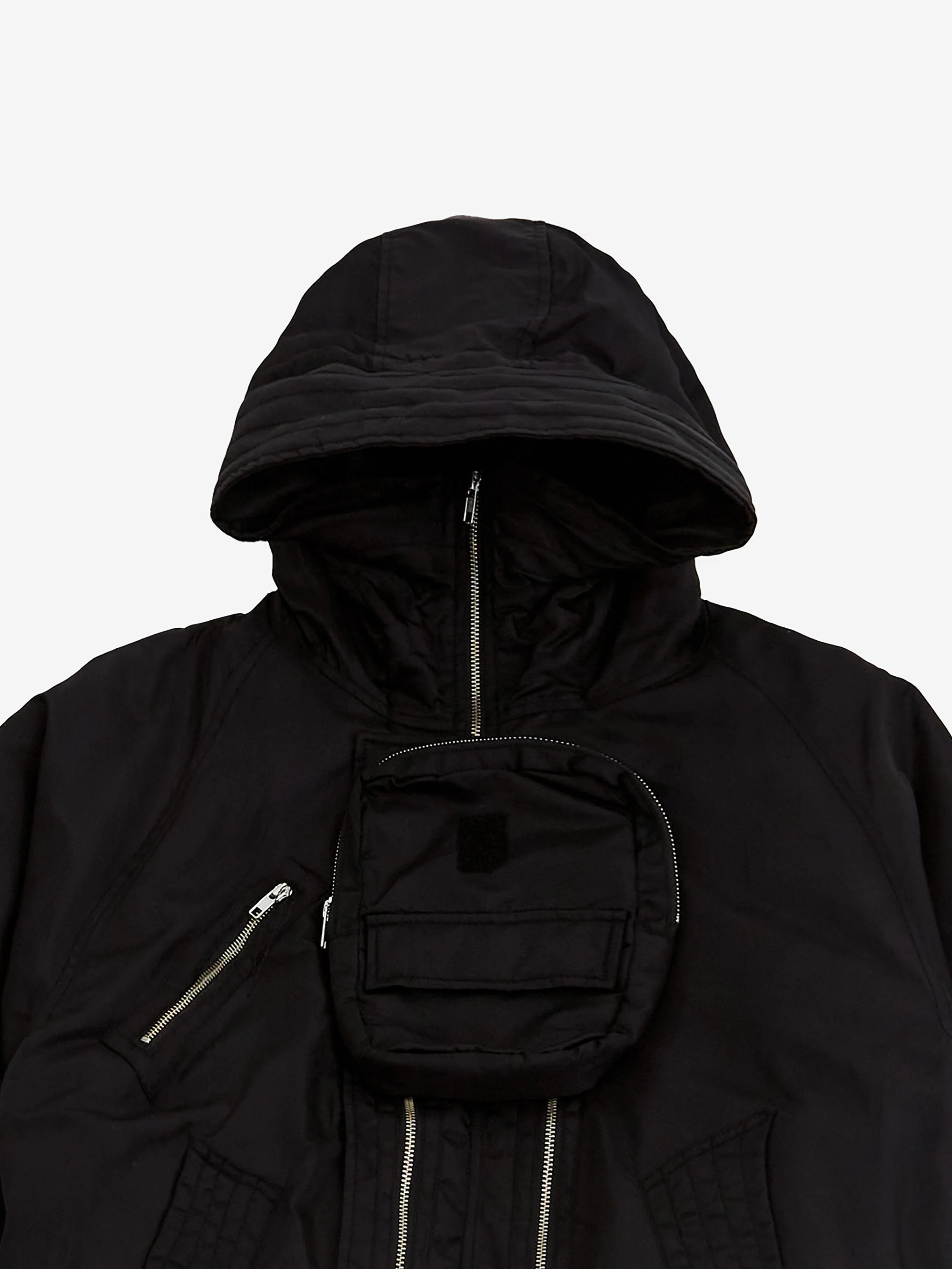 Phingerin Elevation Hooded Bomber - Black - Image 3