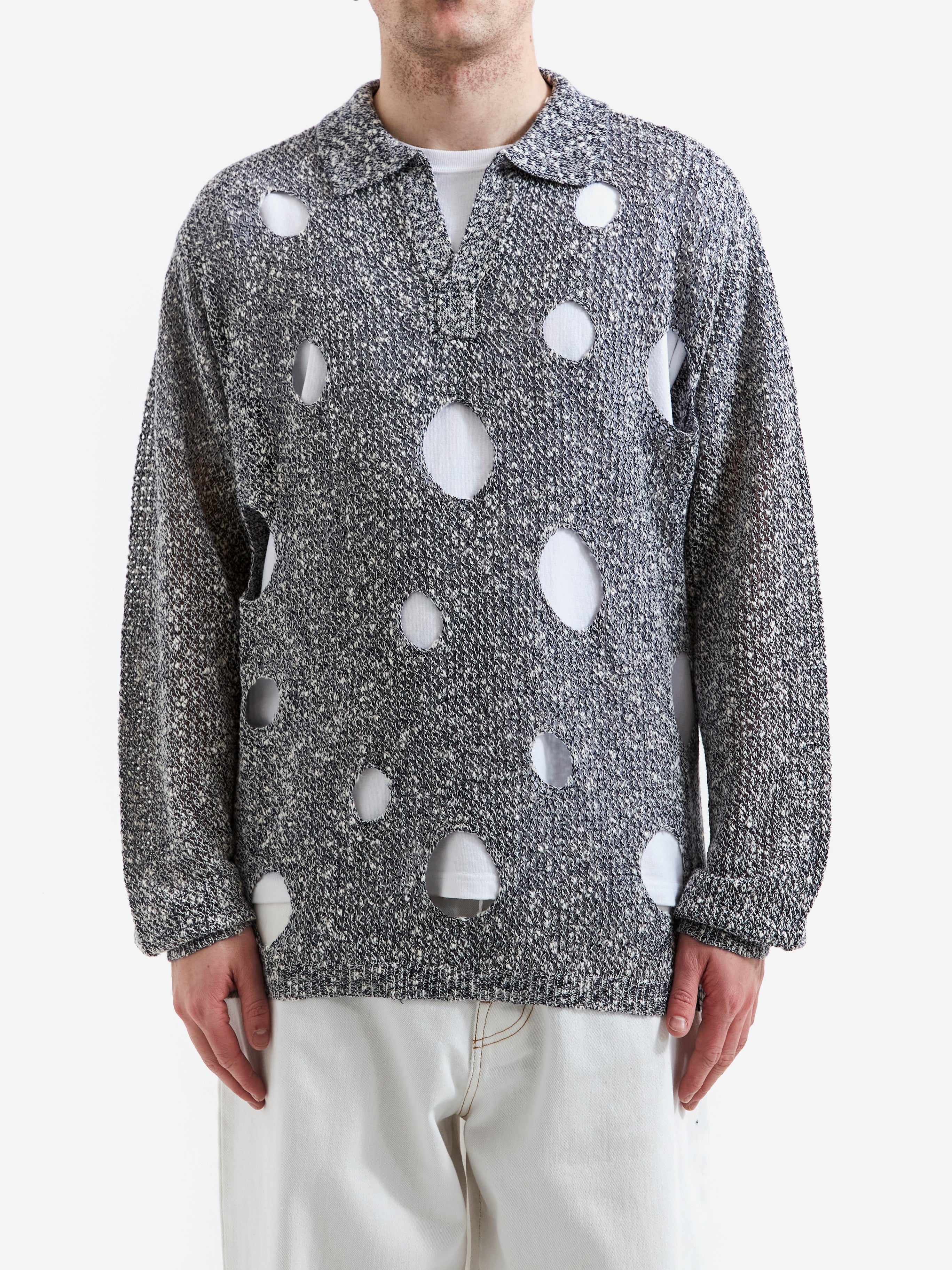 Phingerin Hole Knit Skipper - Navy - Image 2