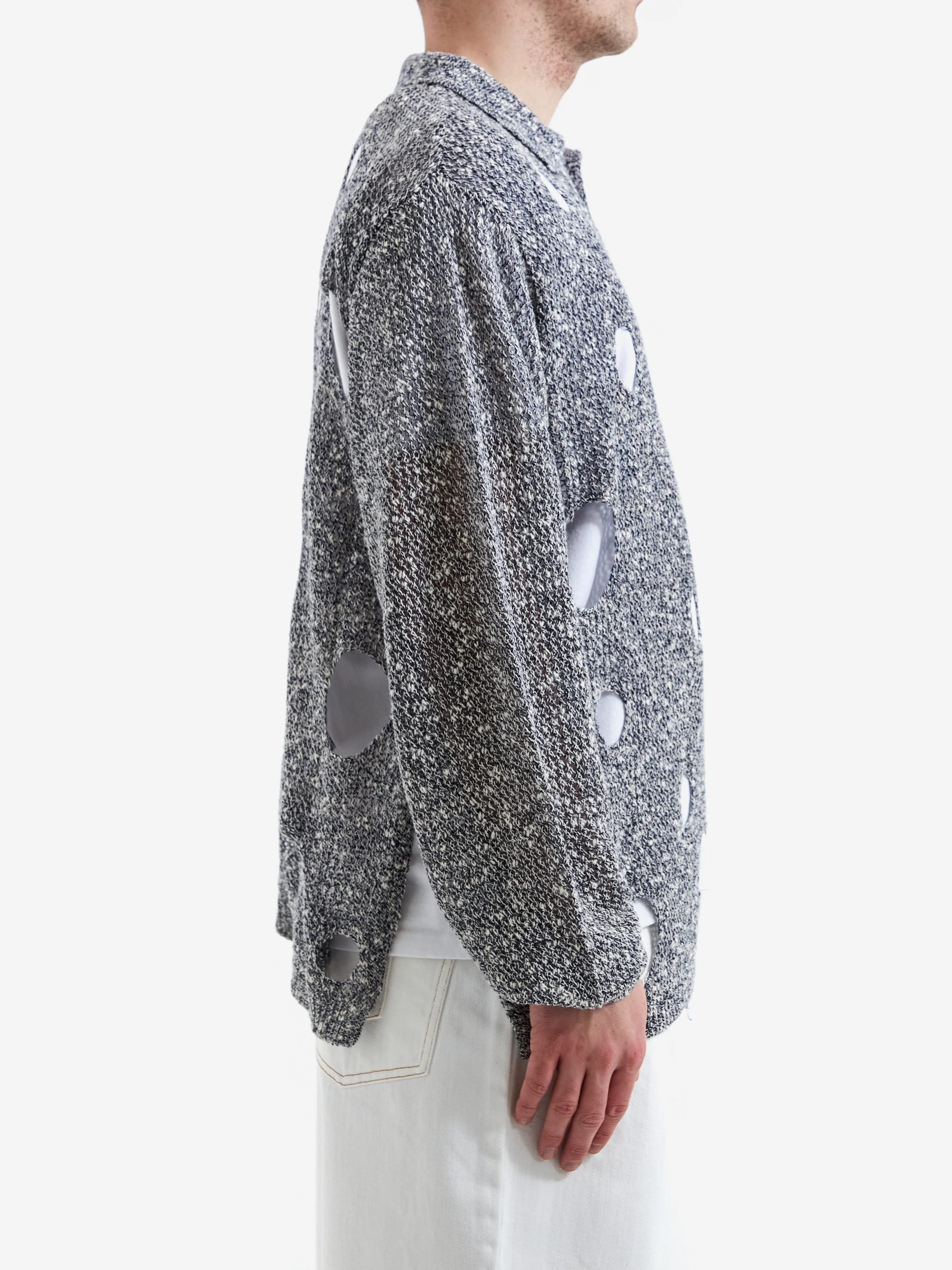 Phingerin Hole Knit Skipper - Navy - Image 5