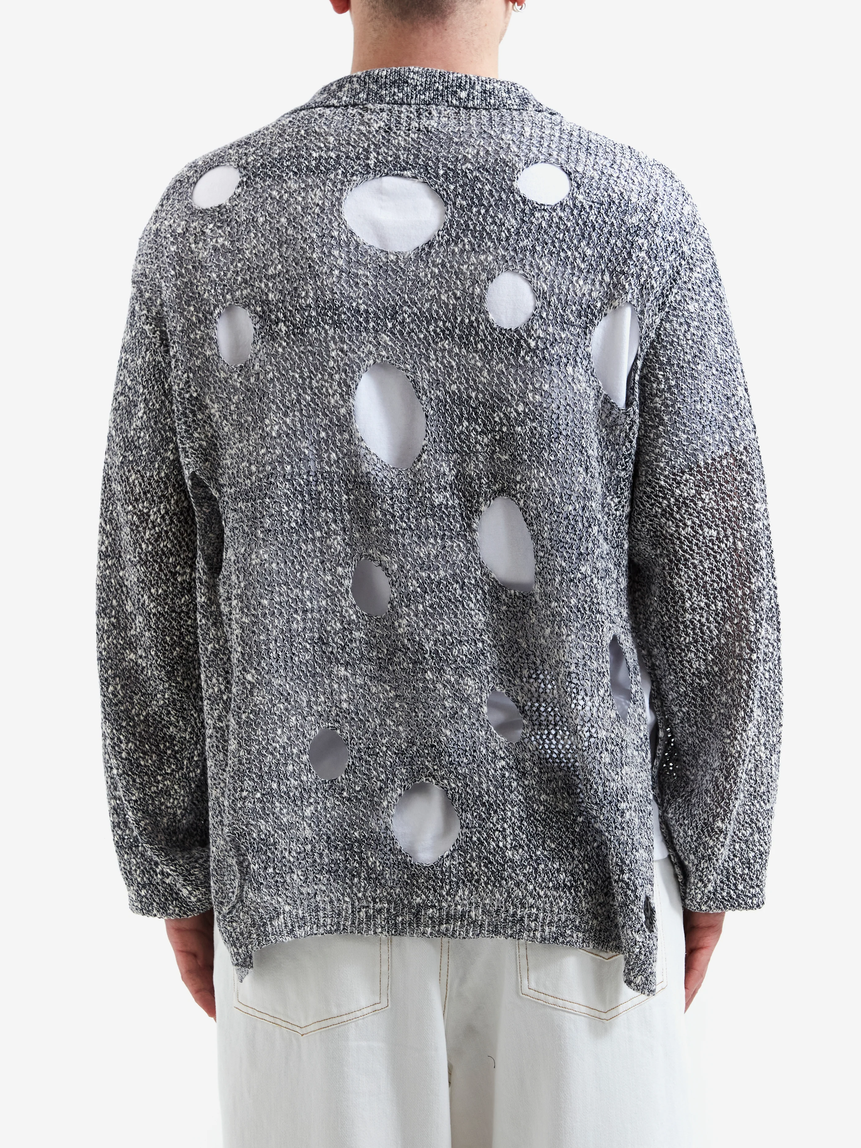 Phingerin Hole Knit Skipper - Navy - Image 6