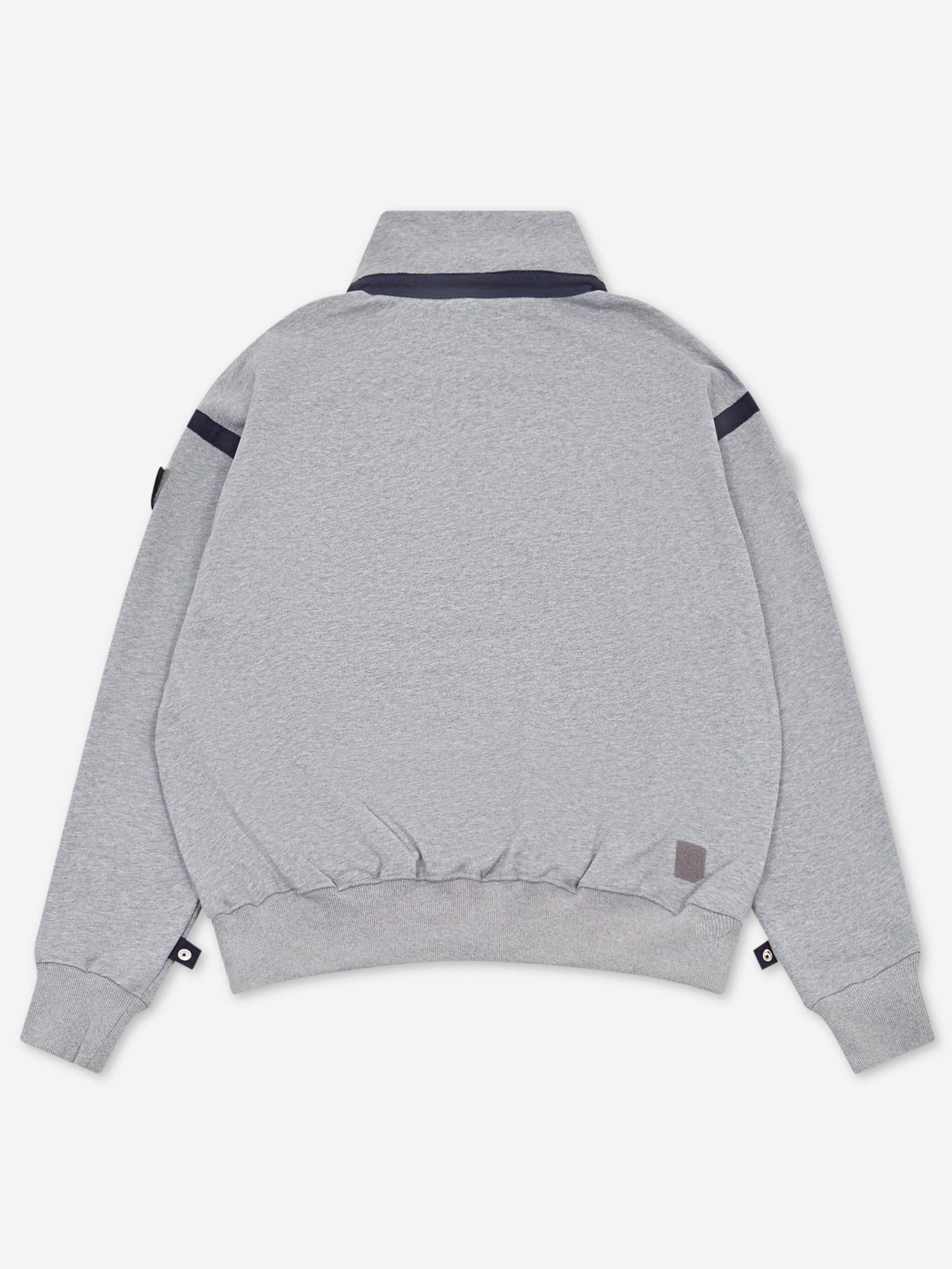 Phingerin Quarter Zip Sweatshirt - Heather Grey - Image 4
