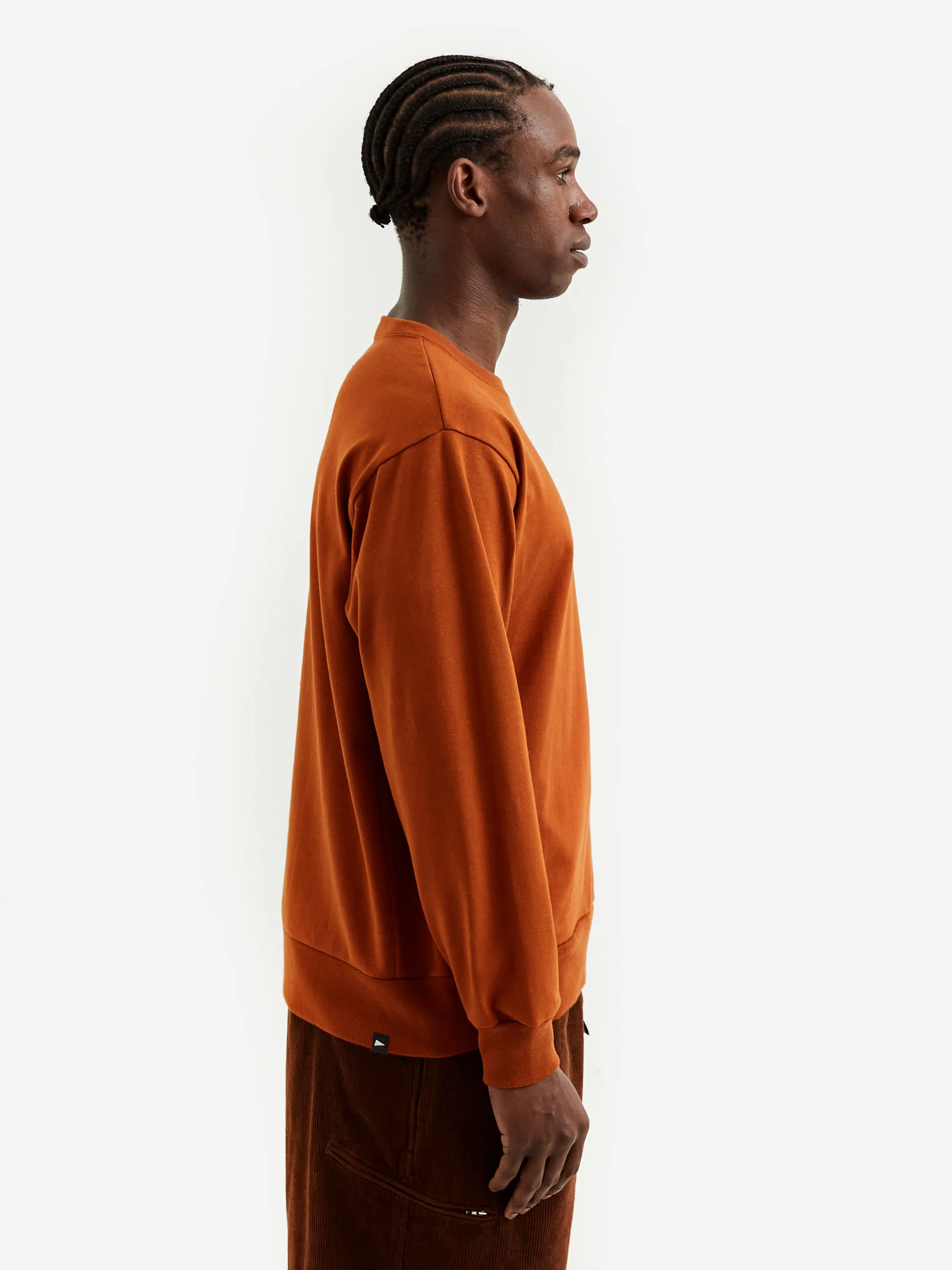 Pilgrim Surf + Supply Fiore Heavy Jersey Crew - Copper - Image 7