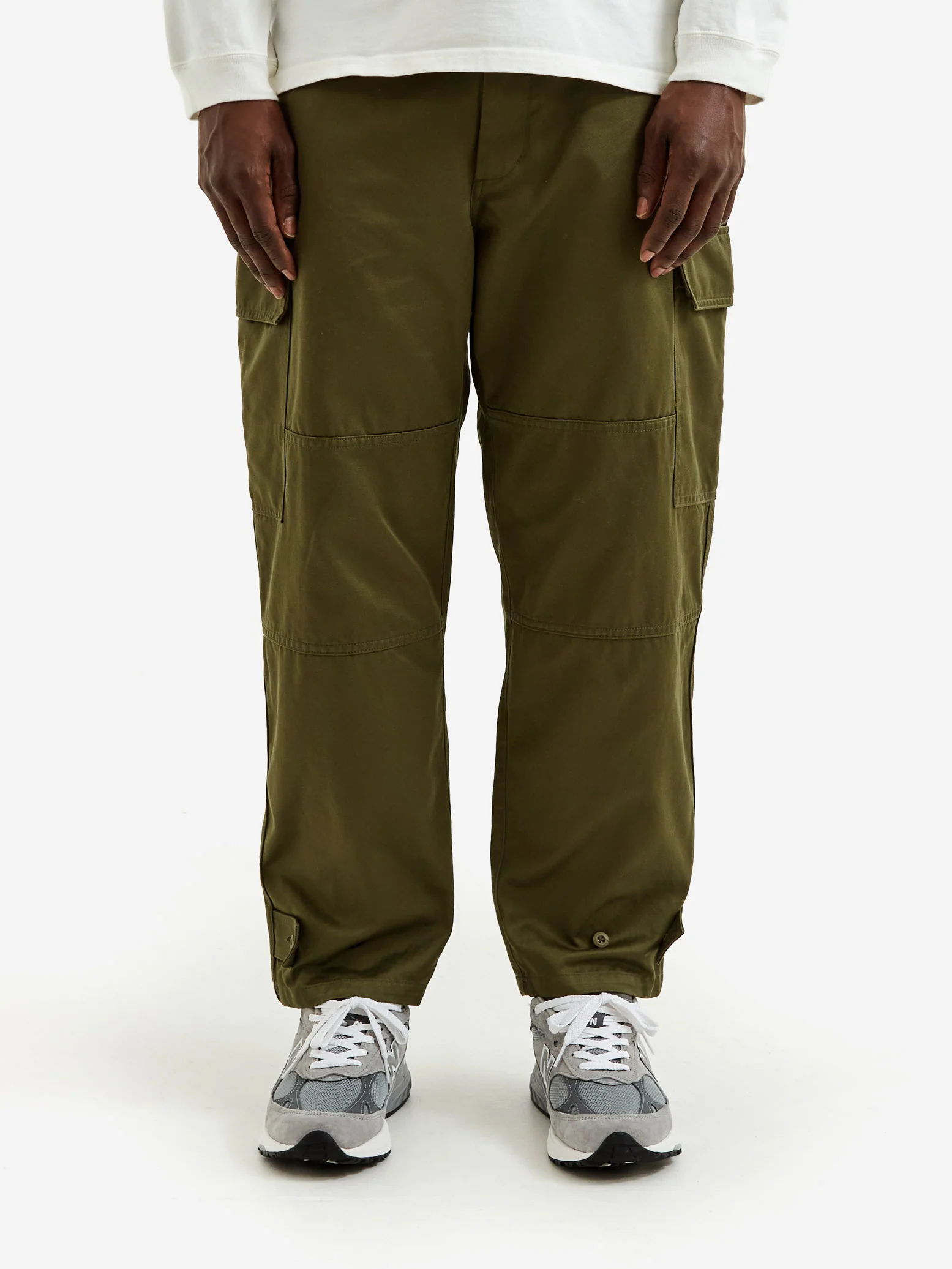 Pilgrim Surf + Supply Gaston Cargo Pant - Olive - Image 2