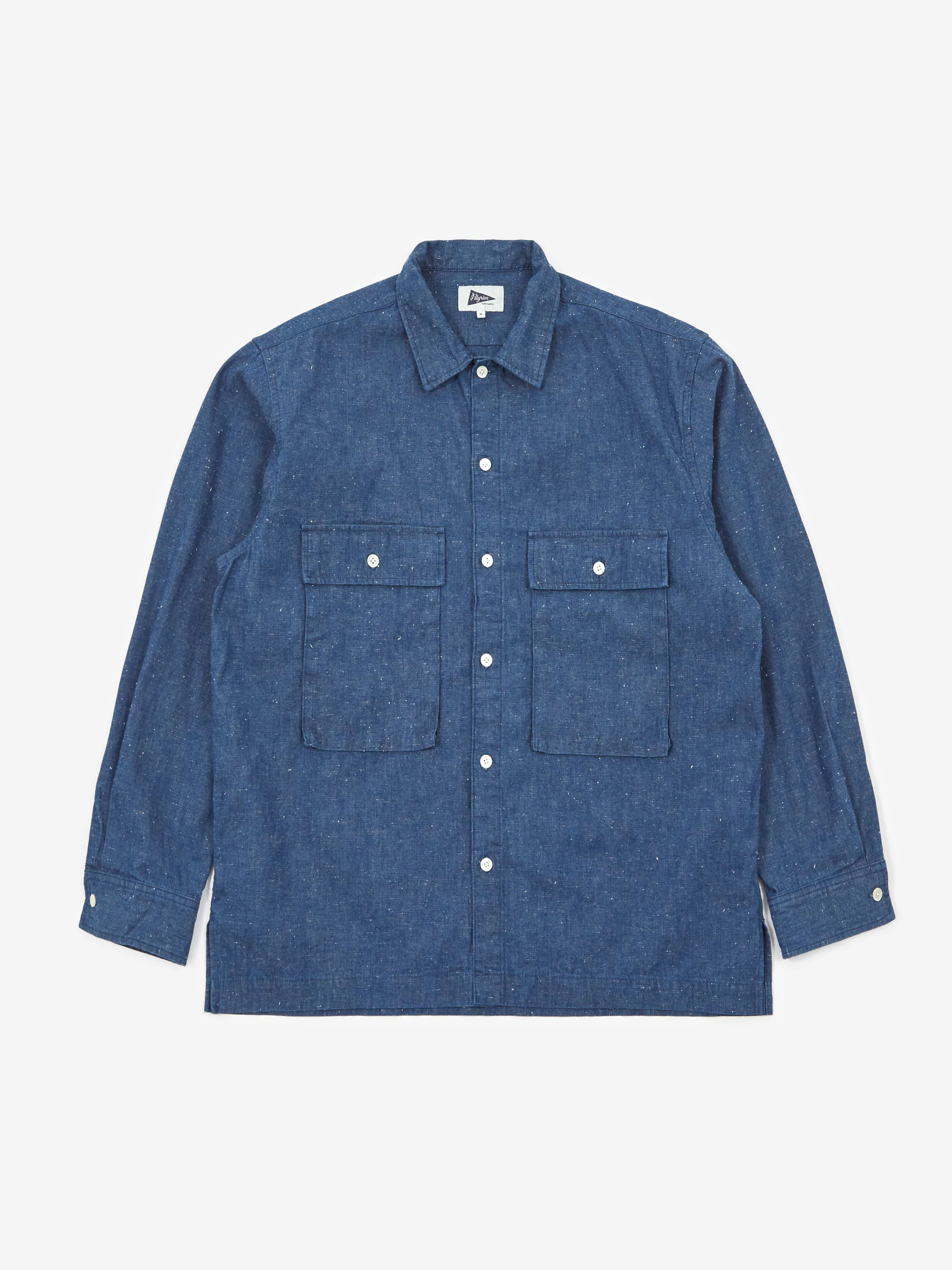 Pilgrim Surf + Supply Ivan Longsleeve Shirt - Indigo