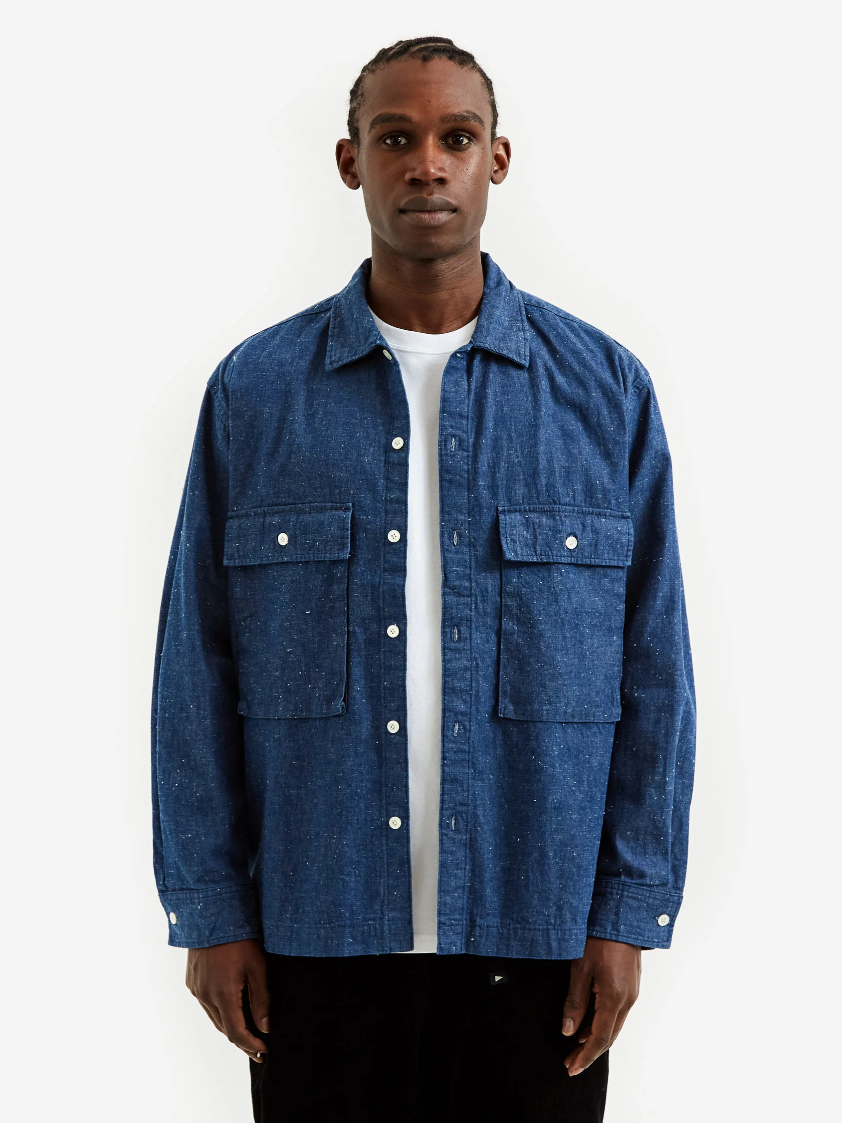 Pilgrim Surf + Supply Ivan Longsleeve Shirt - Indigo - Image 2