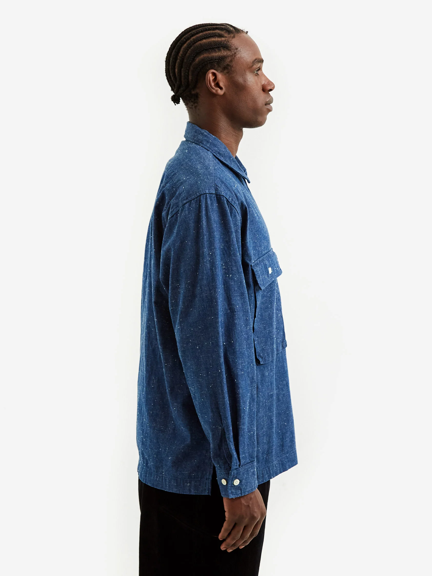 Pilgrim Surf + Supply Ivan Longsleeve Shirt - Indigo - Image 8