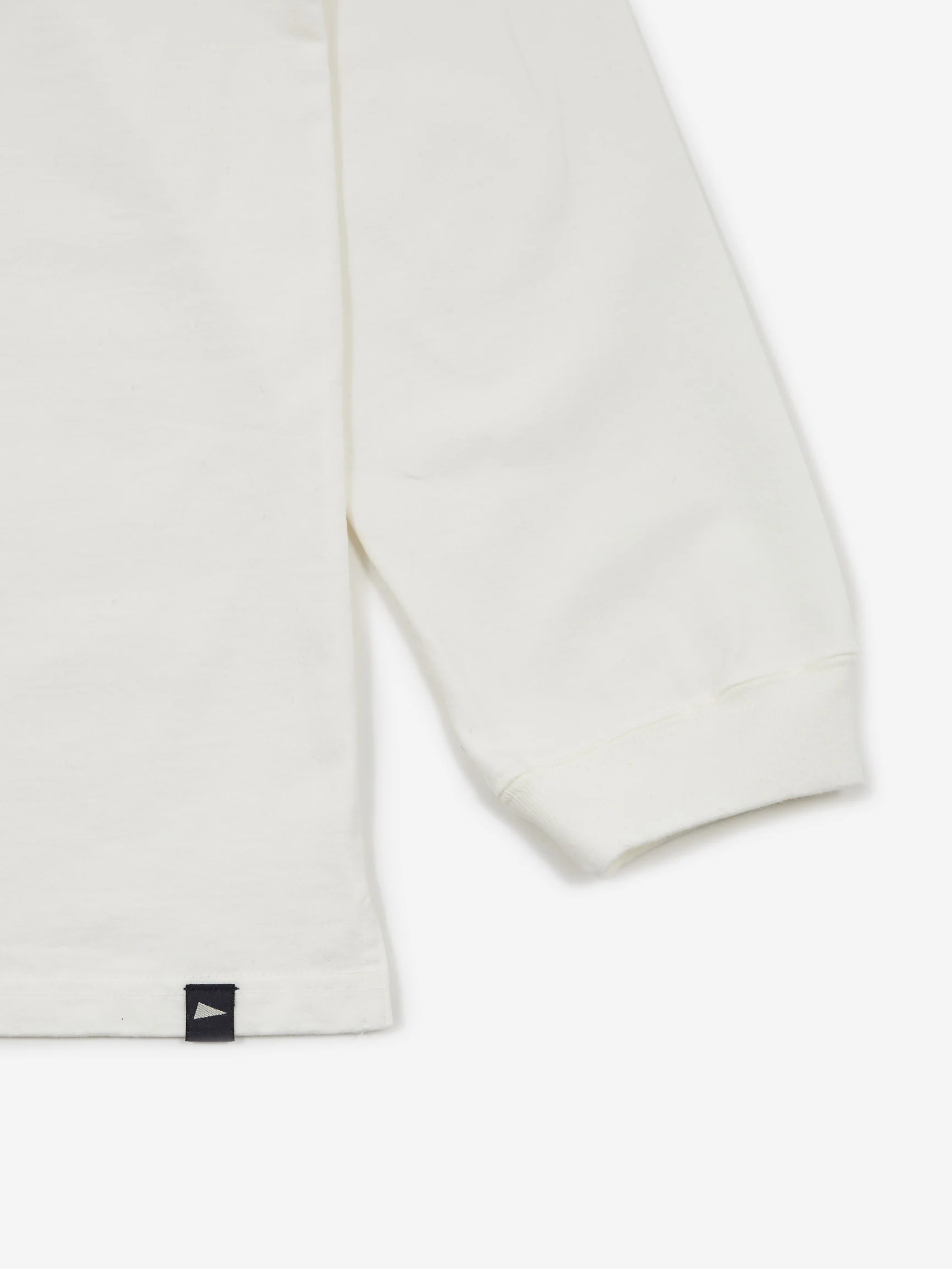 Pilgrim Surf + Supply Longsleeve Team Pocket Tee - White/Black - Image 5