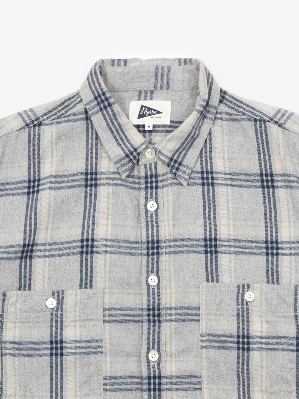 Pilgrim Surf + Supply McCobb Work Shirt - Grey - Image 3