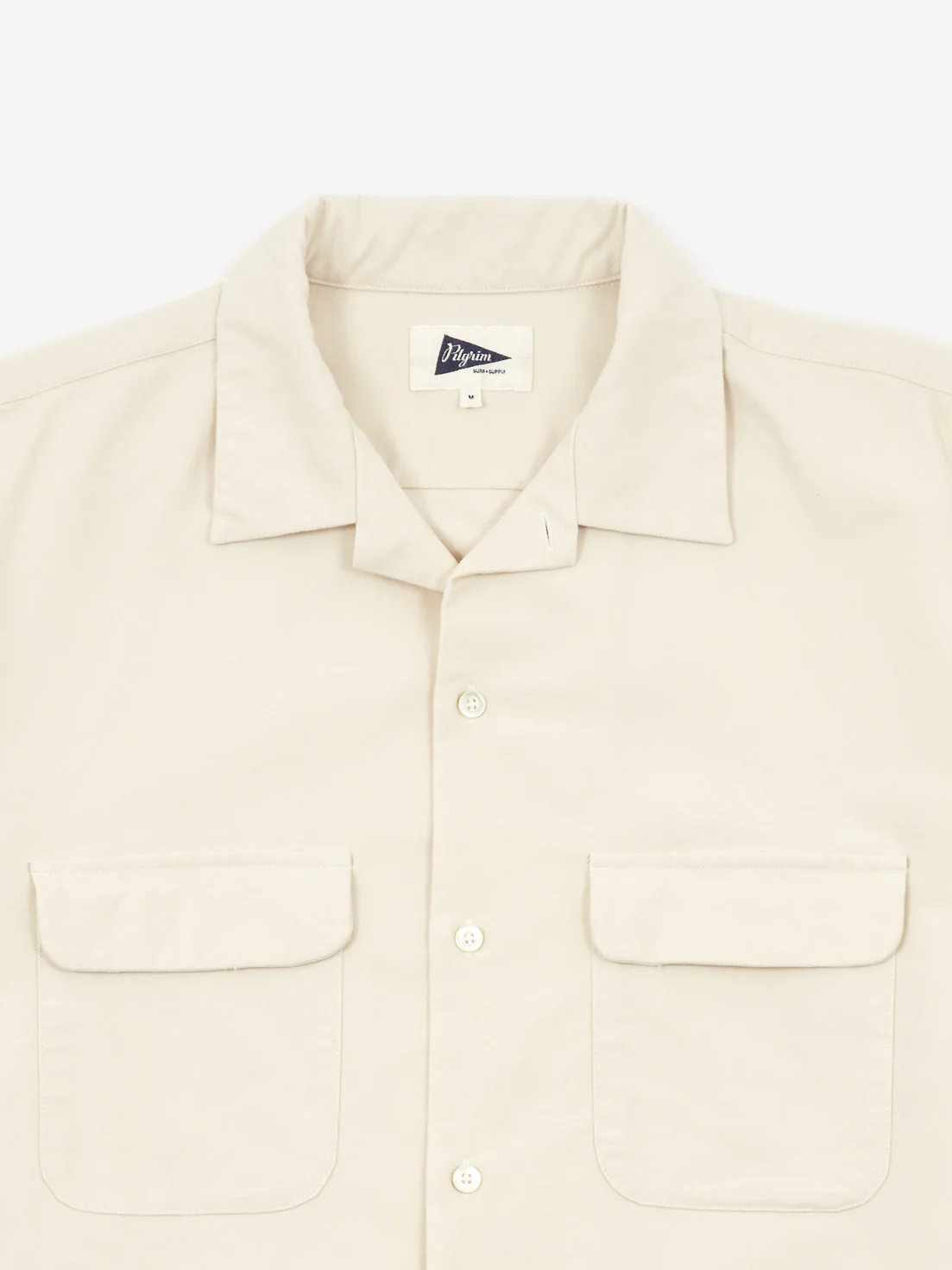 Pilgrim Surf + Supply Vincent Longsleeve Shirt - Off White - Image 3