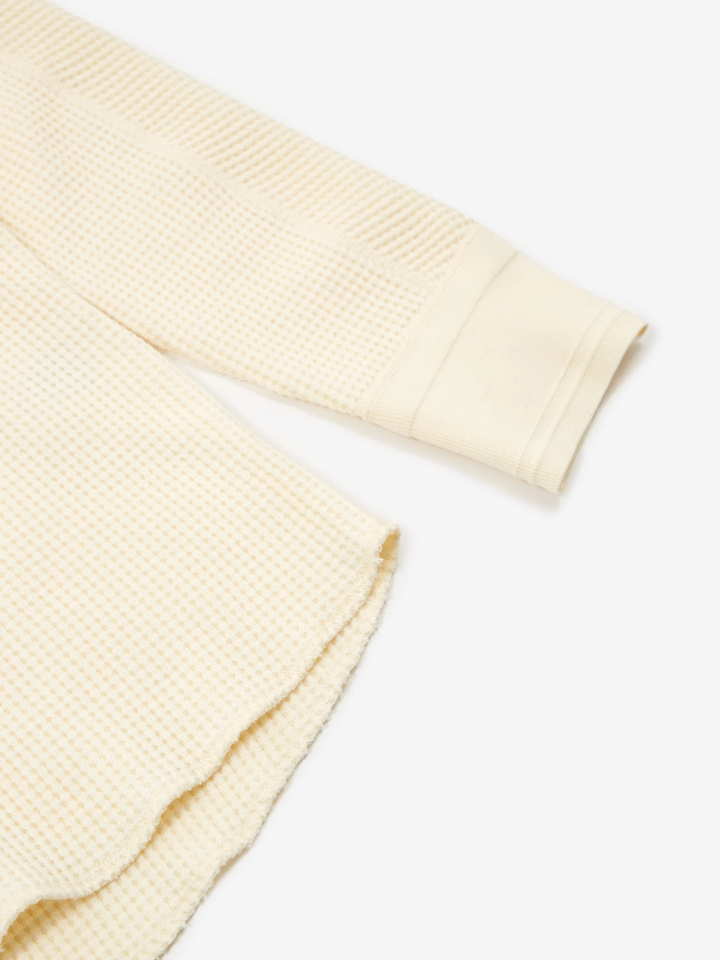 Pilgrim Surf + Supply Wolpe Thermal Waffle Crew - Off White - Image 5
