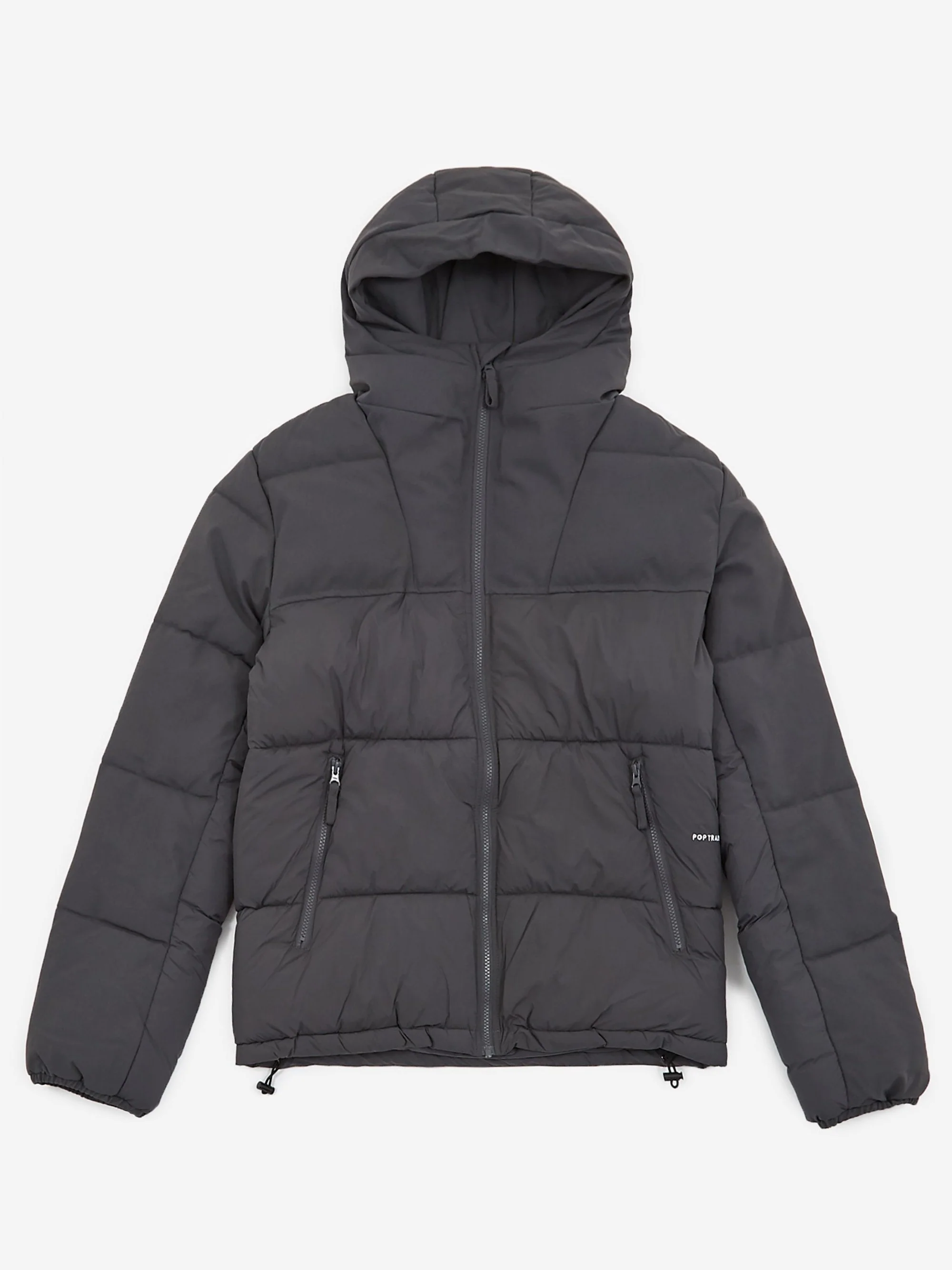 Pop Trading Company Alex Padded Jacket - Charcoal