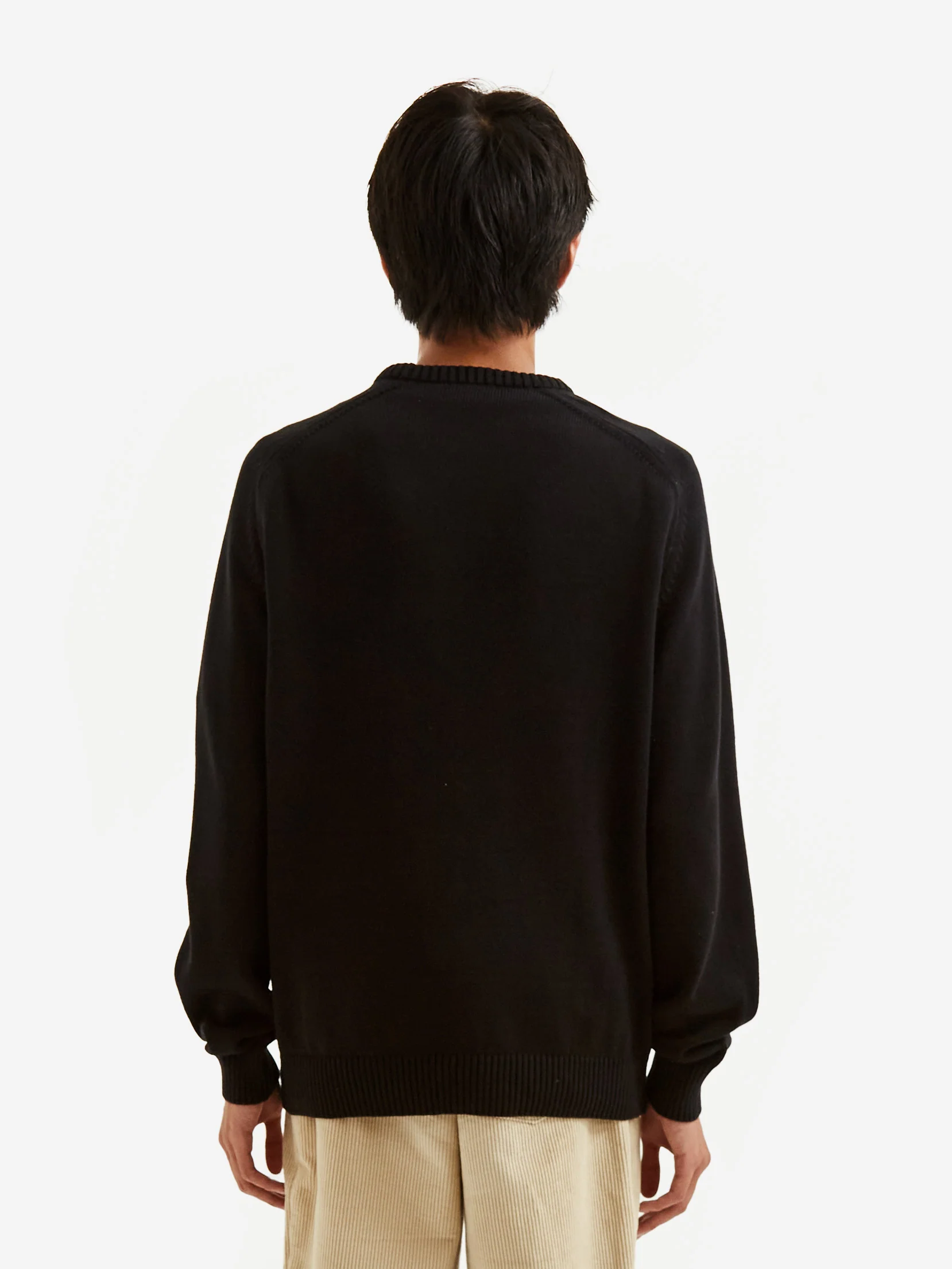 Pop Trading Company Arch Knitted Crewneck - Black - Image 8