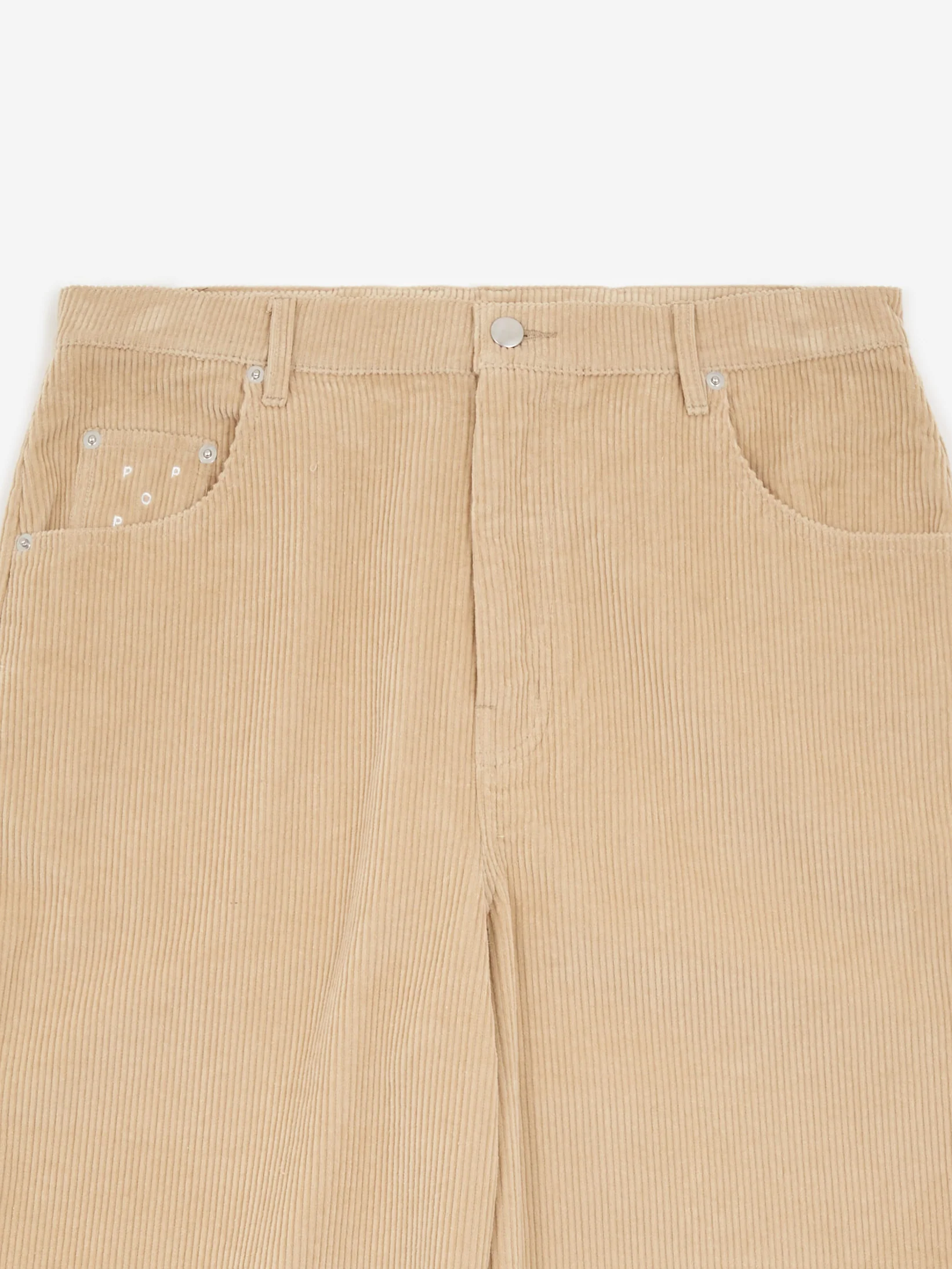 Pop Trading Company Drs Corduroy Pant - White Pepper - Image 2