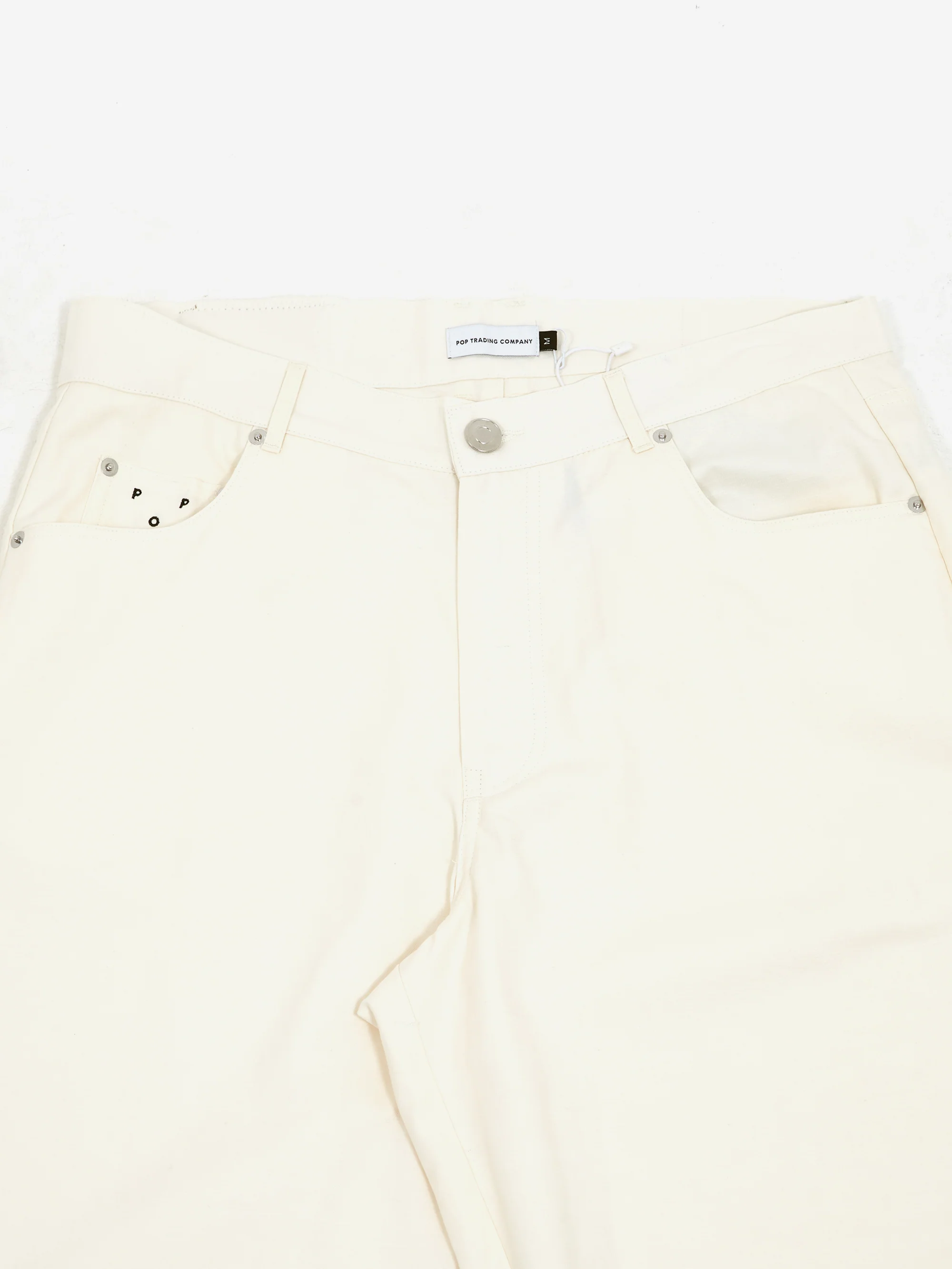 Pop Trading Company Drs Linen Pant - Off White - Image 3