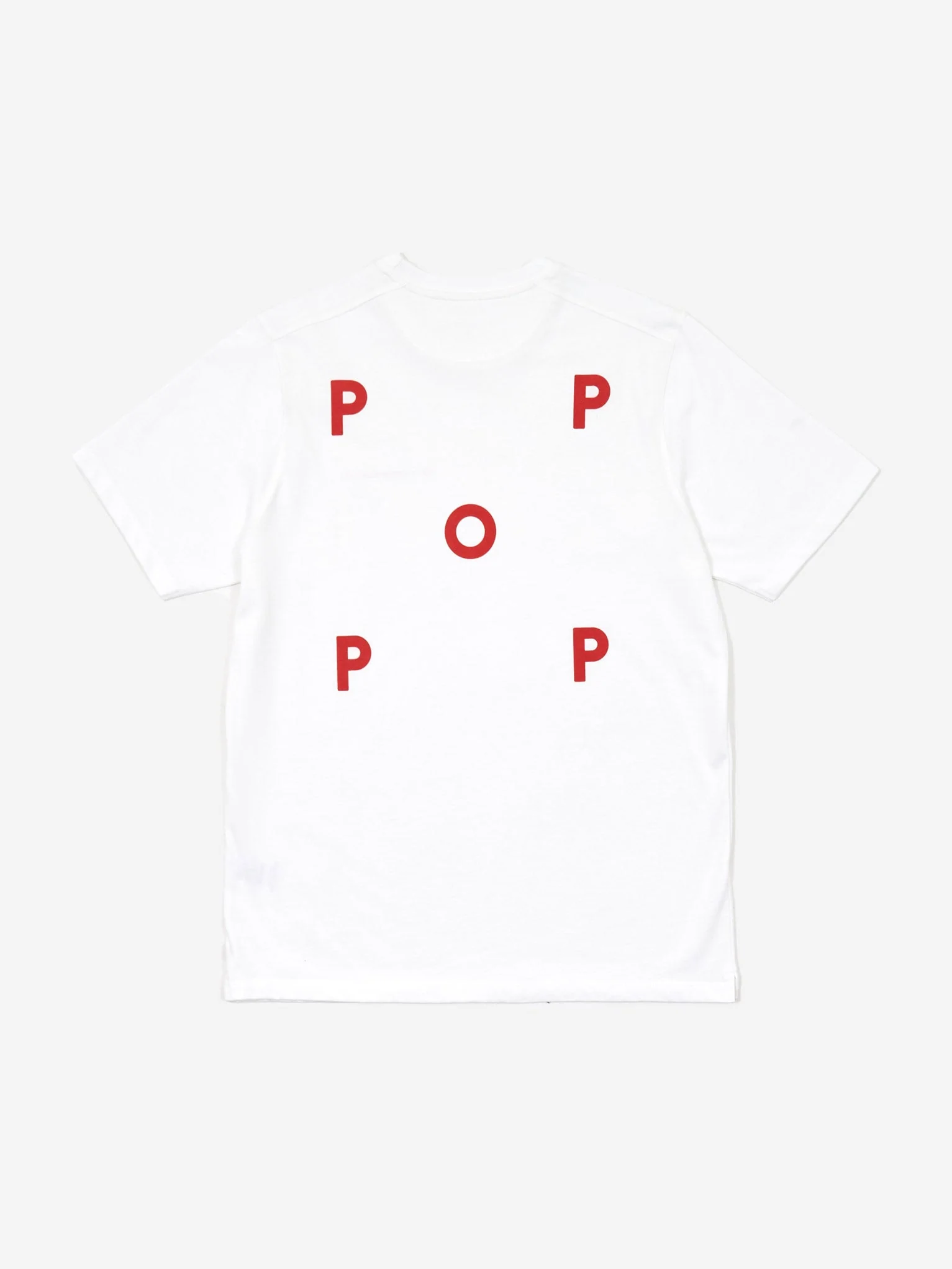Pop Trading Company Logo Short Sleeve T-Shirt - White/Pionciana - Image 4