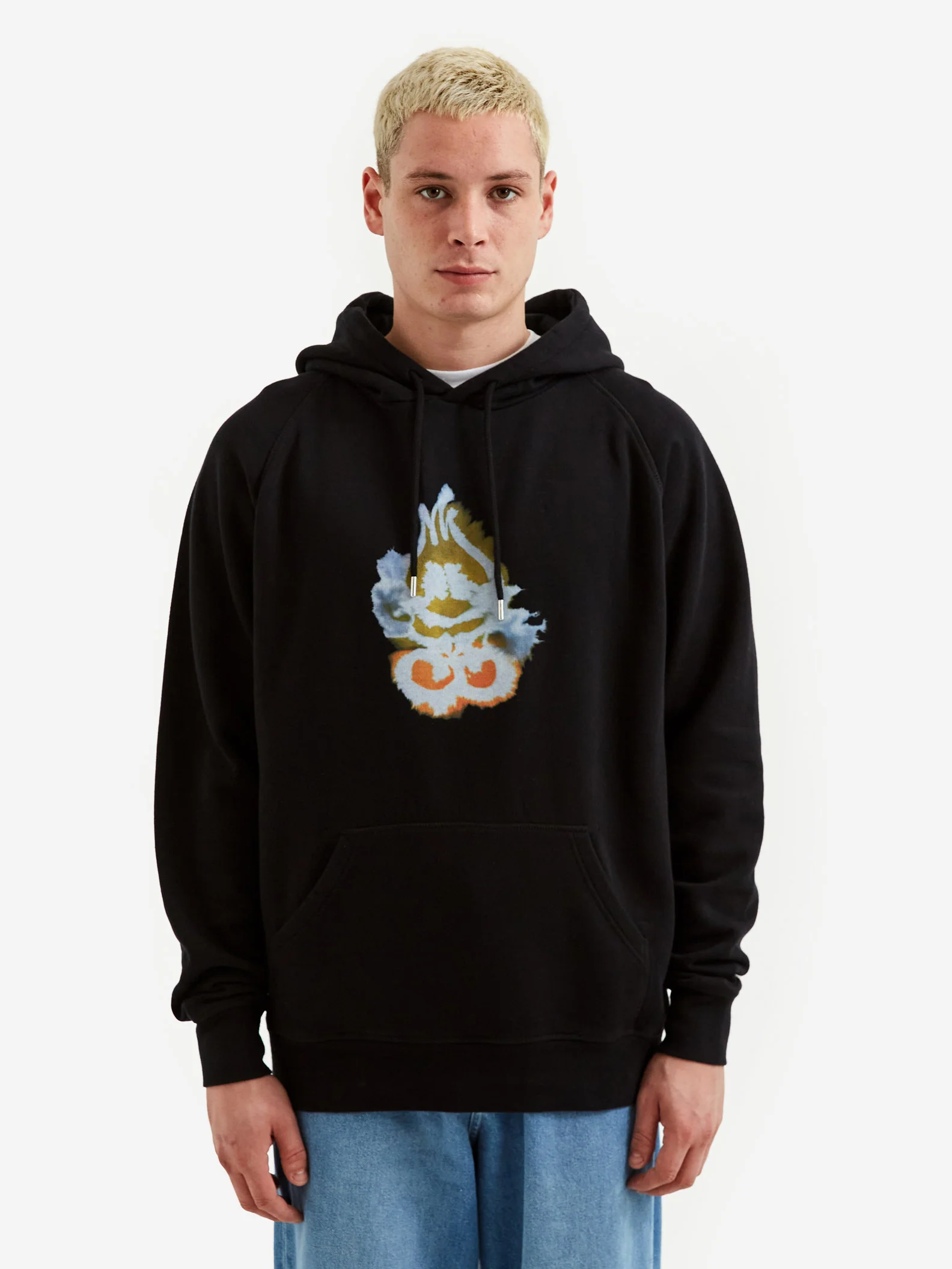 Pop Trading Company Rop Hooded Sweat - Black - Image 2