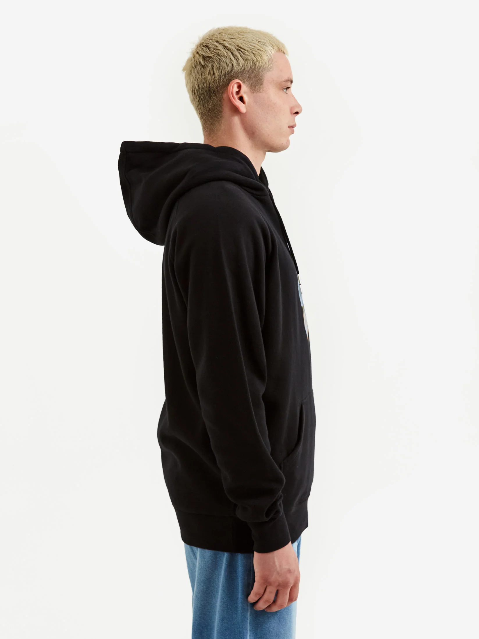 Pop Trading Company Rop Hooded Sweat - Black - Image 5