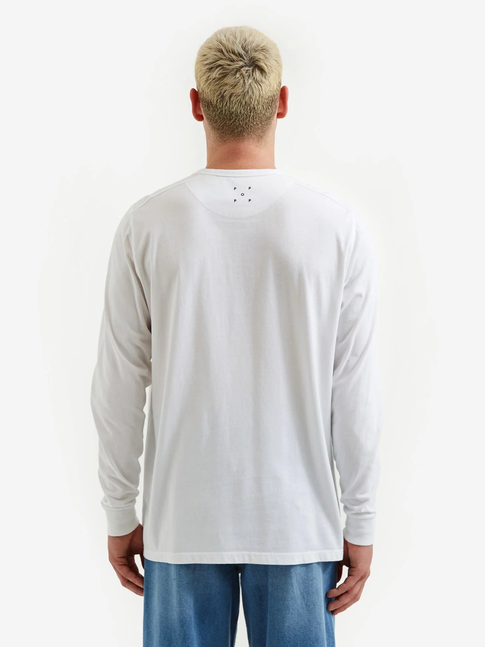 Pop Trading Company Rop Longsleeve T-Shirt - White - Image 6