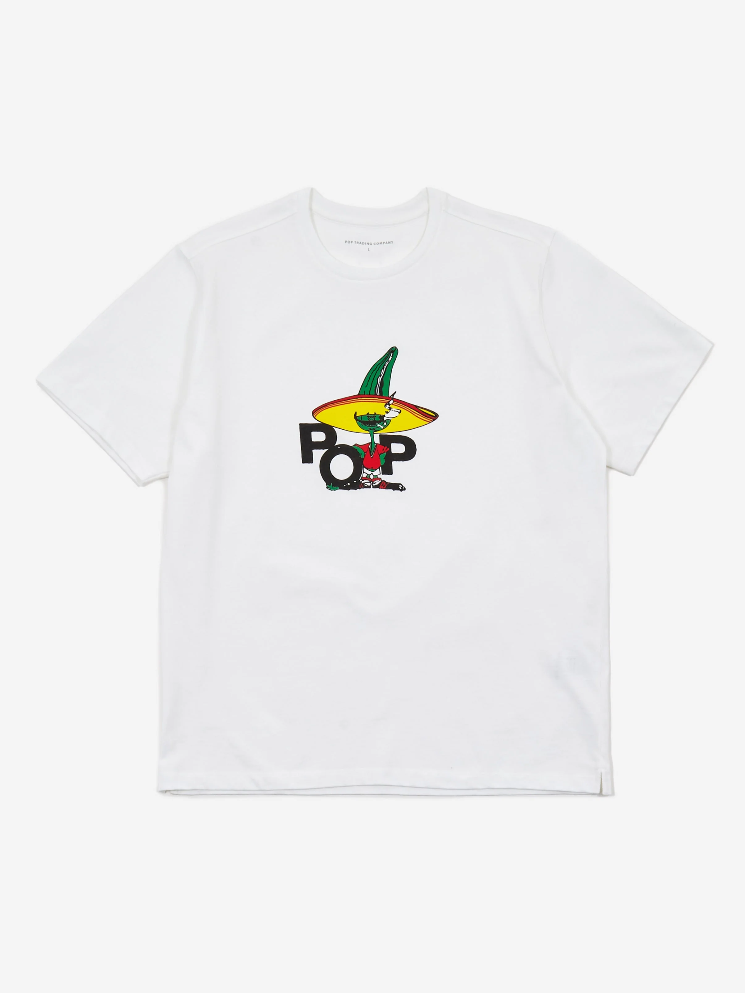 Pop Trading Company Smoking Pepper Short Sleeve T-Shirt - White