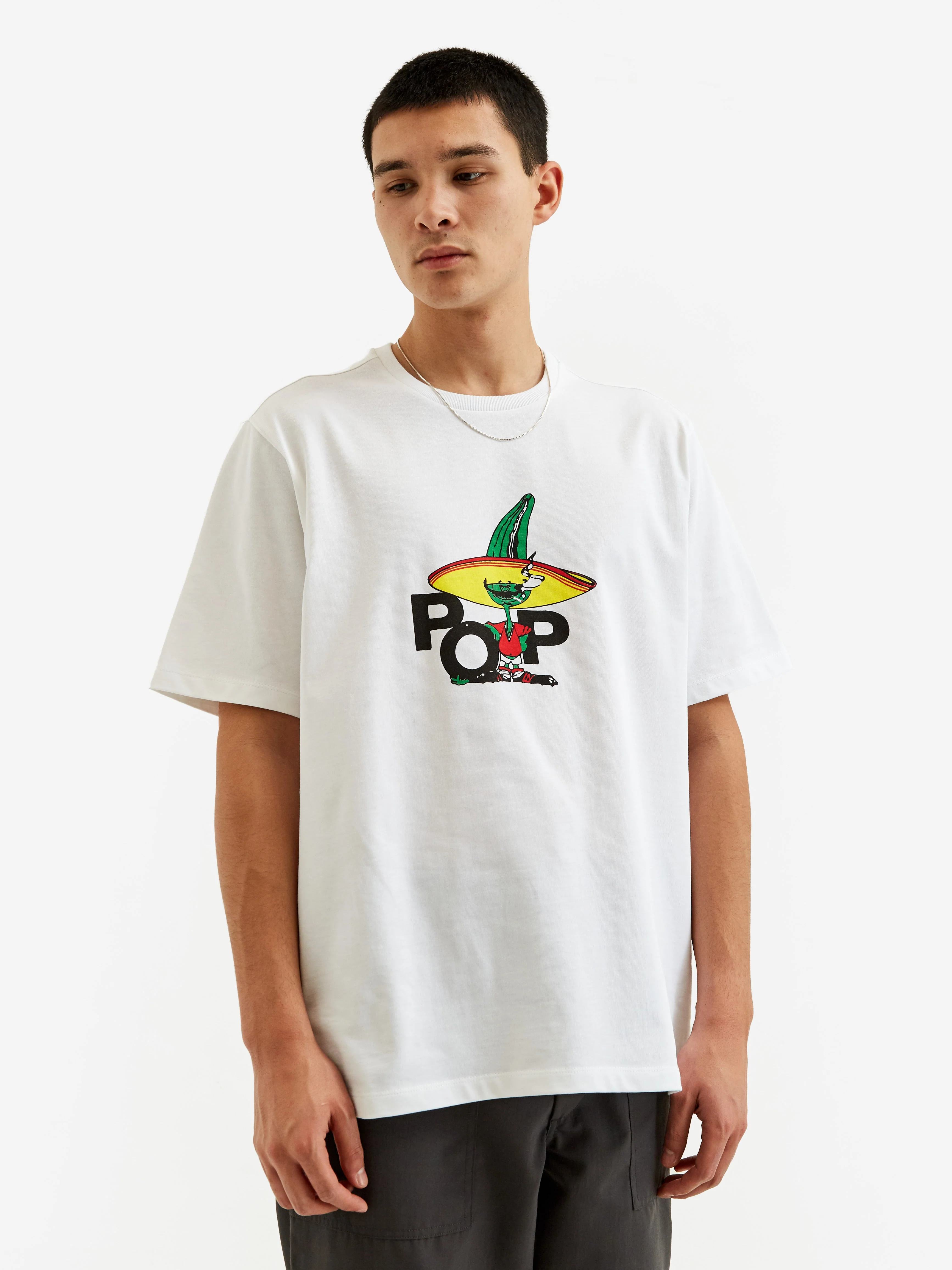 Pop Trading Company Smoking Pepper Short Sleeve T-Shirt - White - Image 5