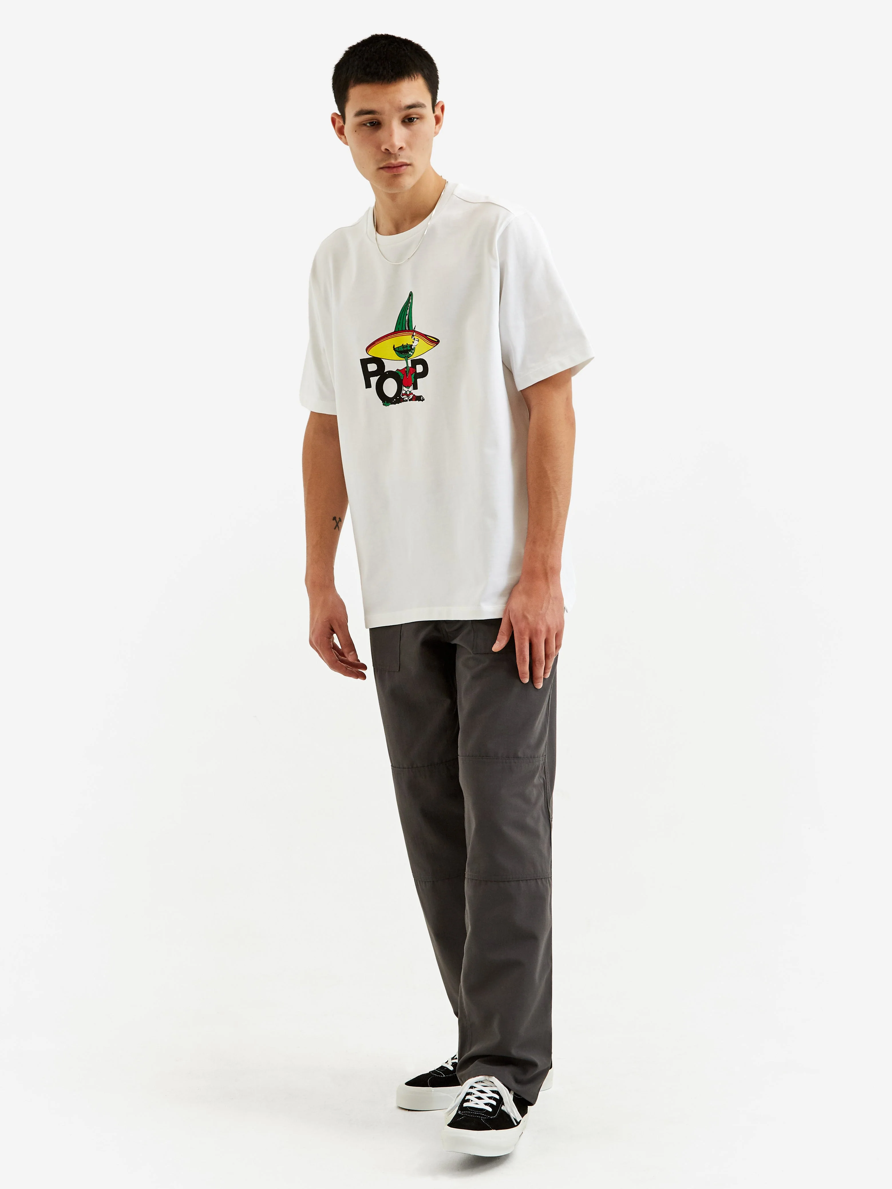 Pop Trading Company Smoking Pepper Short Sleeve T-Shirt - White - Image 6