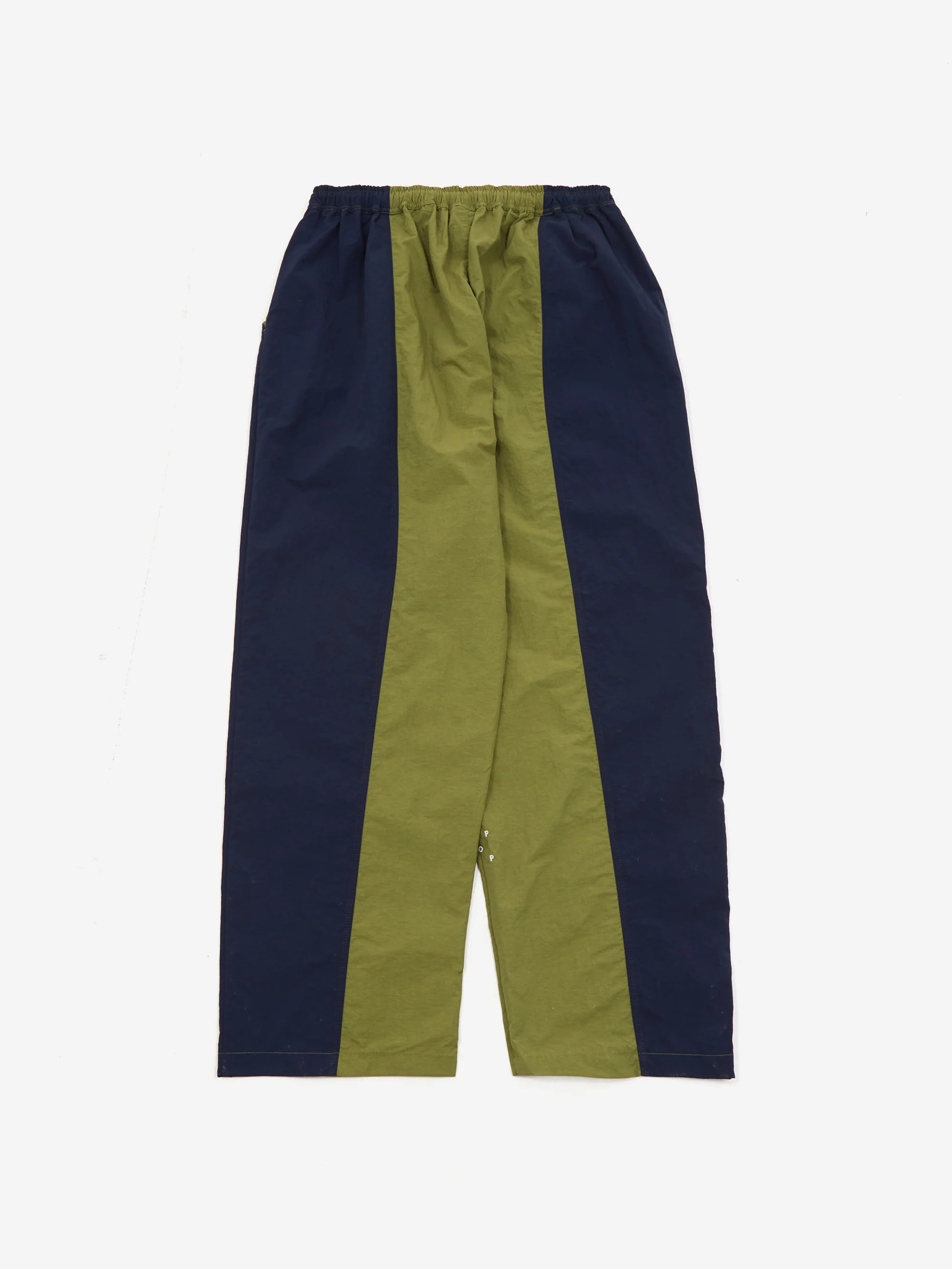 Pop Trading Company Two Tone Football Pant - Loden Green/Navy