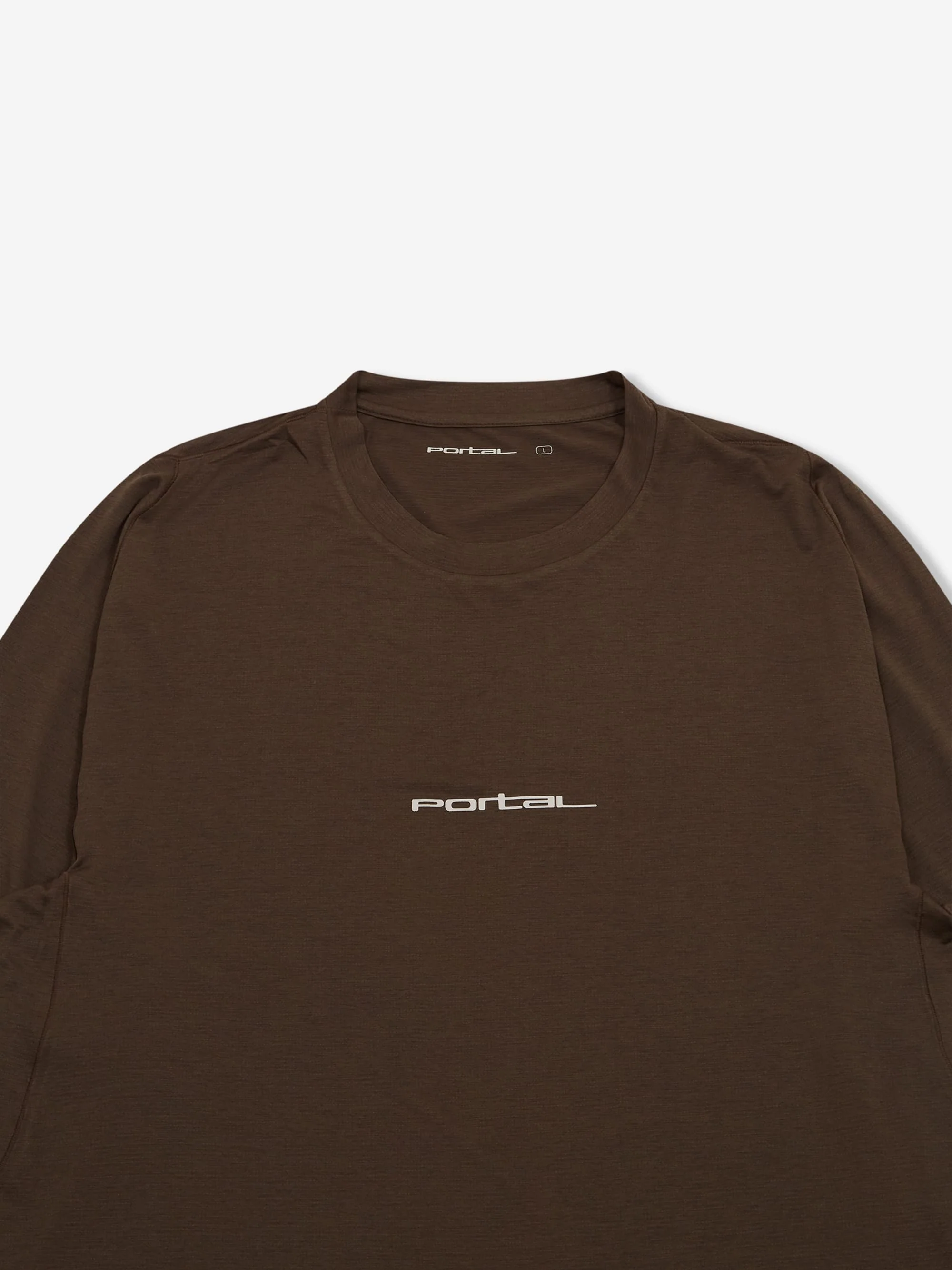 Portal Lateral Peak Long Sleeve  T-Shirt- Slate Black - Image 3