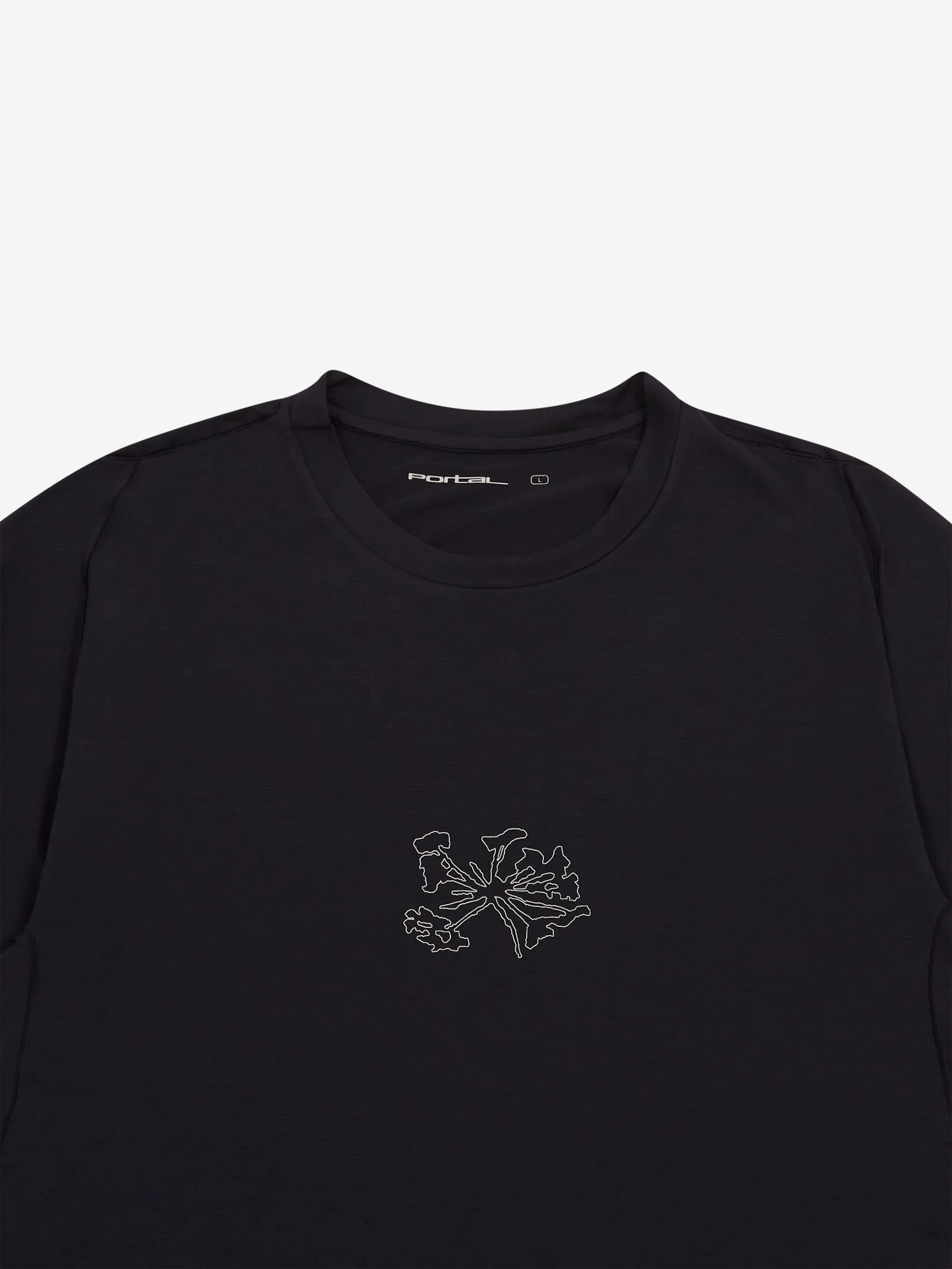 Portal Lateral Peak Short Sleeve T-Shirt- Black Beauty - Image 3