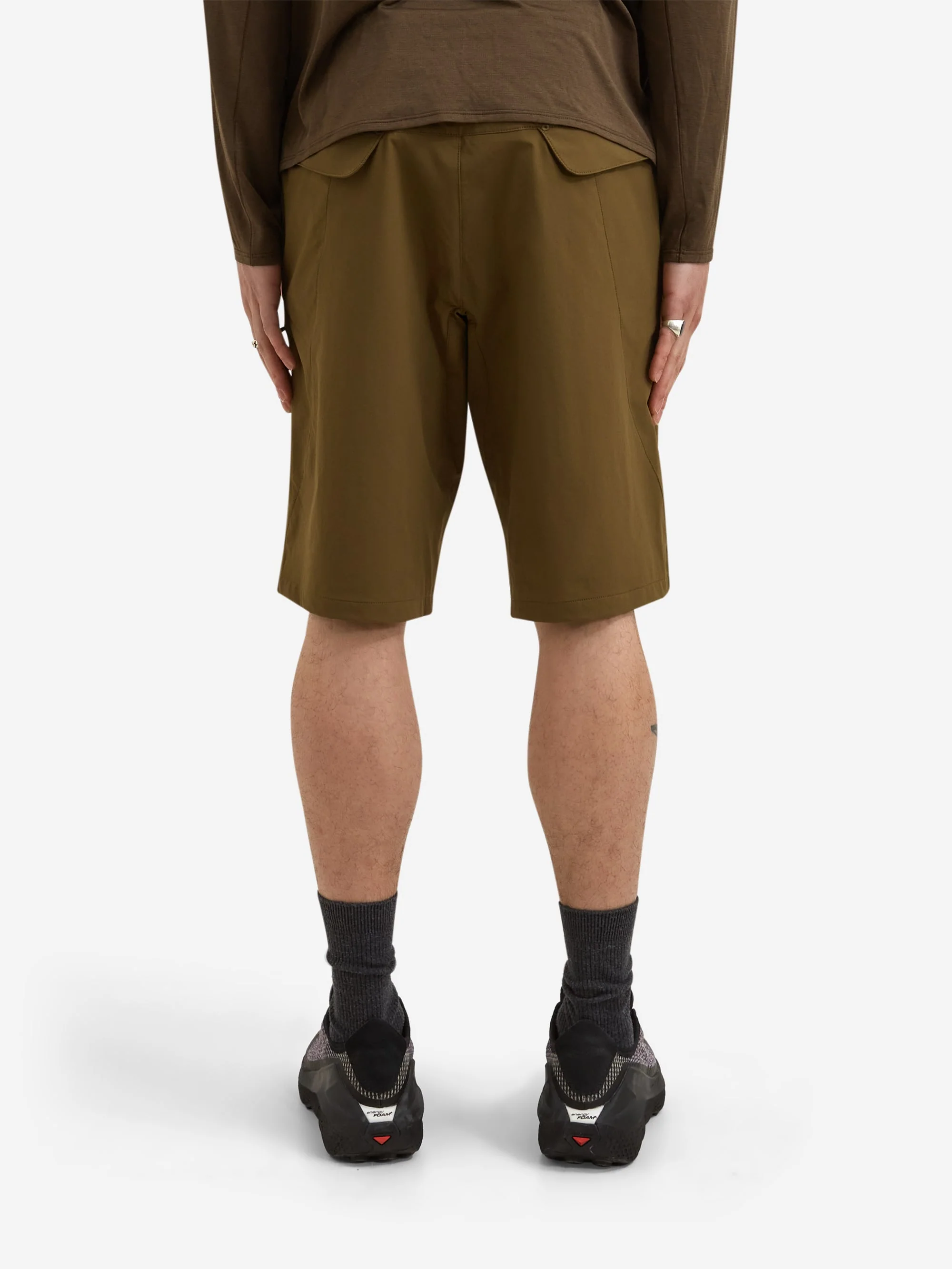 Portal Traka Softshell Short - Dark Olive - Image 7