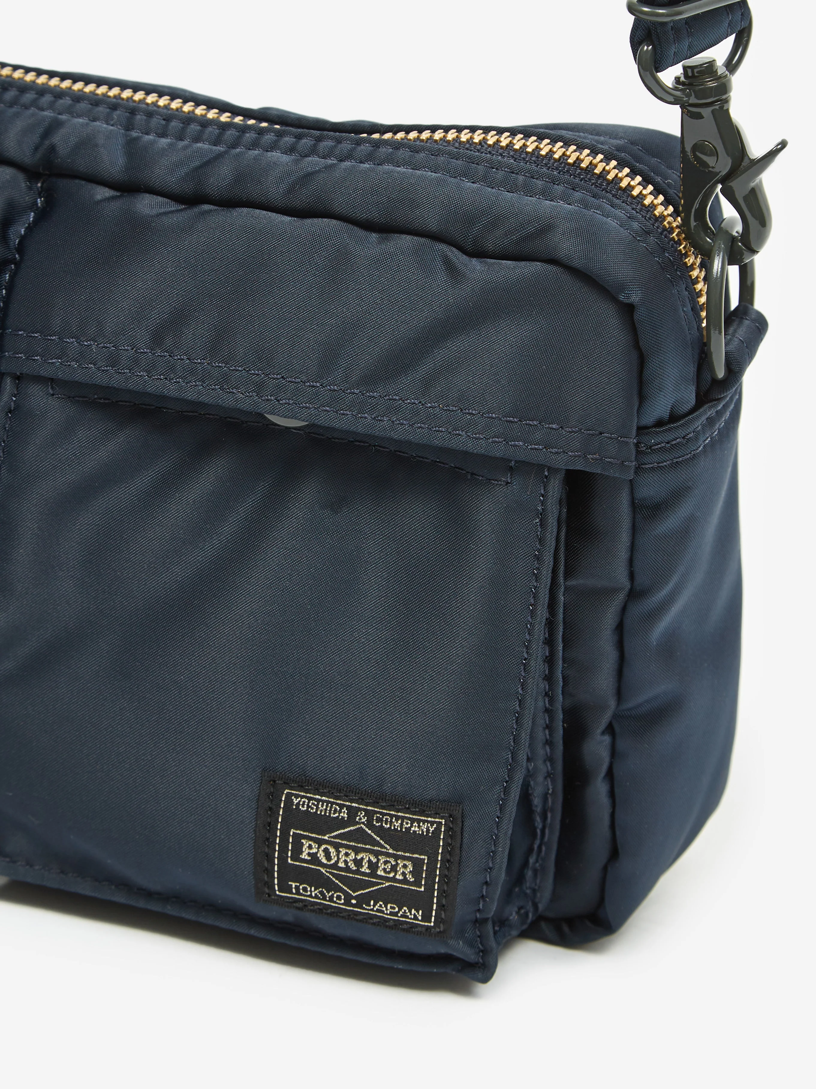 Porter - Yoshida & Co. Tanker Shoulder Bag - Iron Blue - Image 3