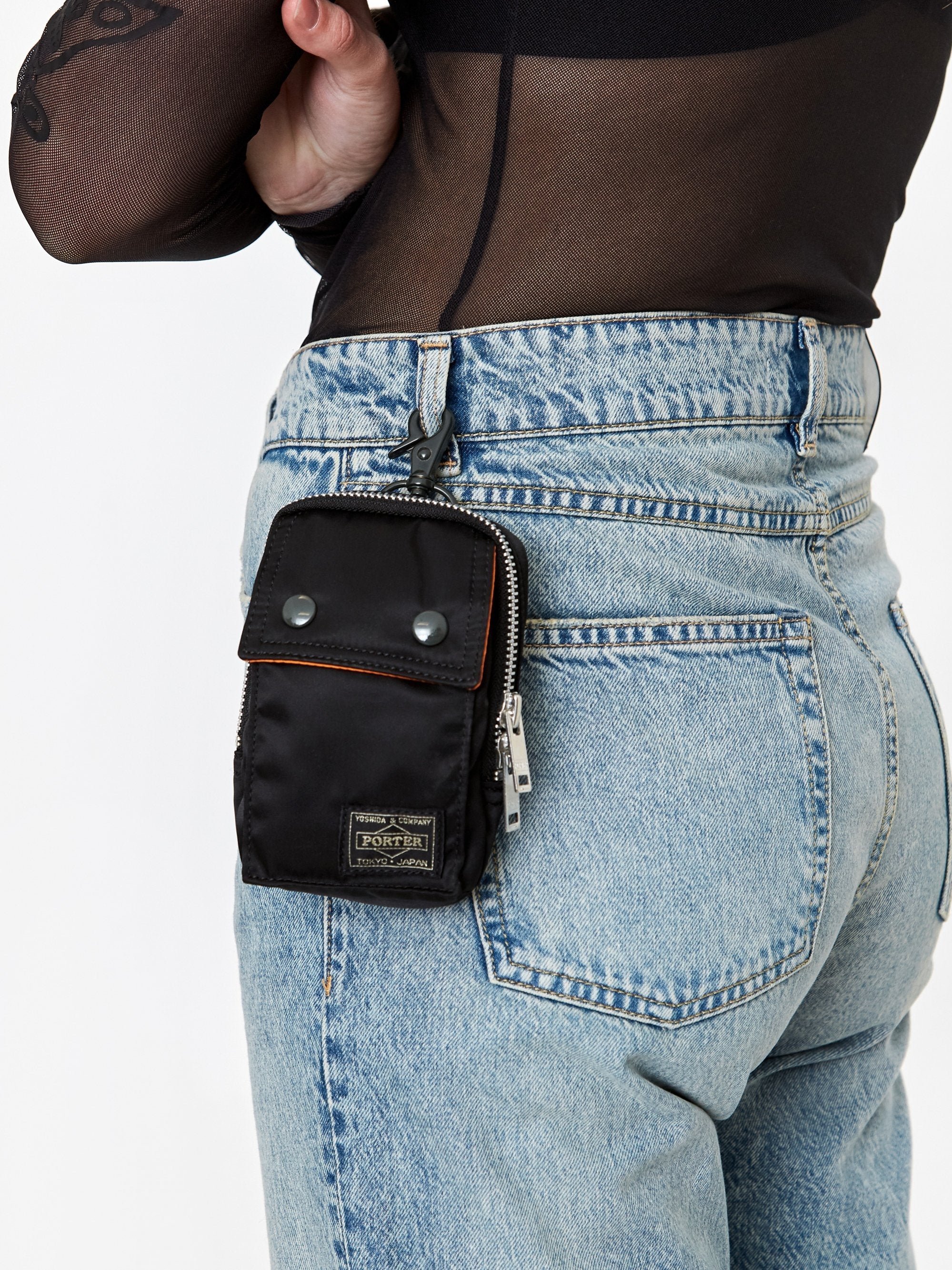 Porter - Yoshida & Co. Tanker Pouch - Black - Image 5