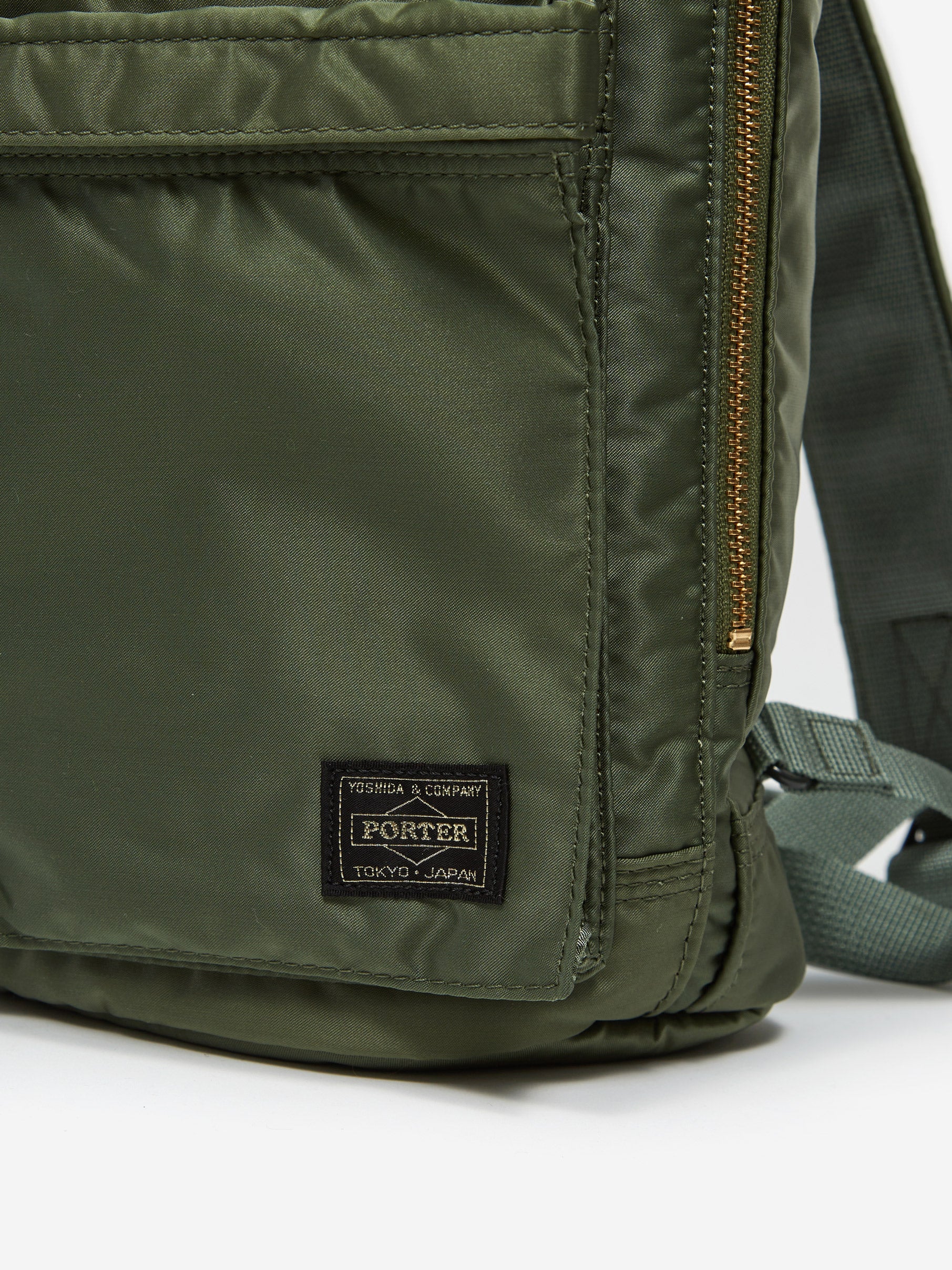 Porter - Yoshida & Co. Tanker Ruck Sack - Sage Green - Image 6