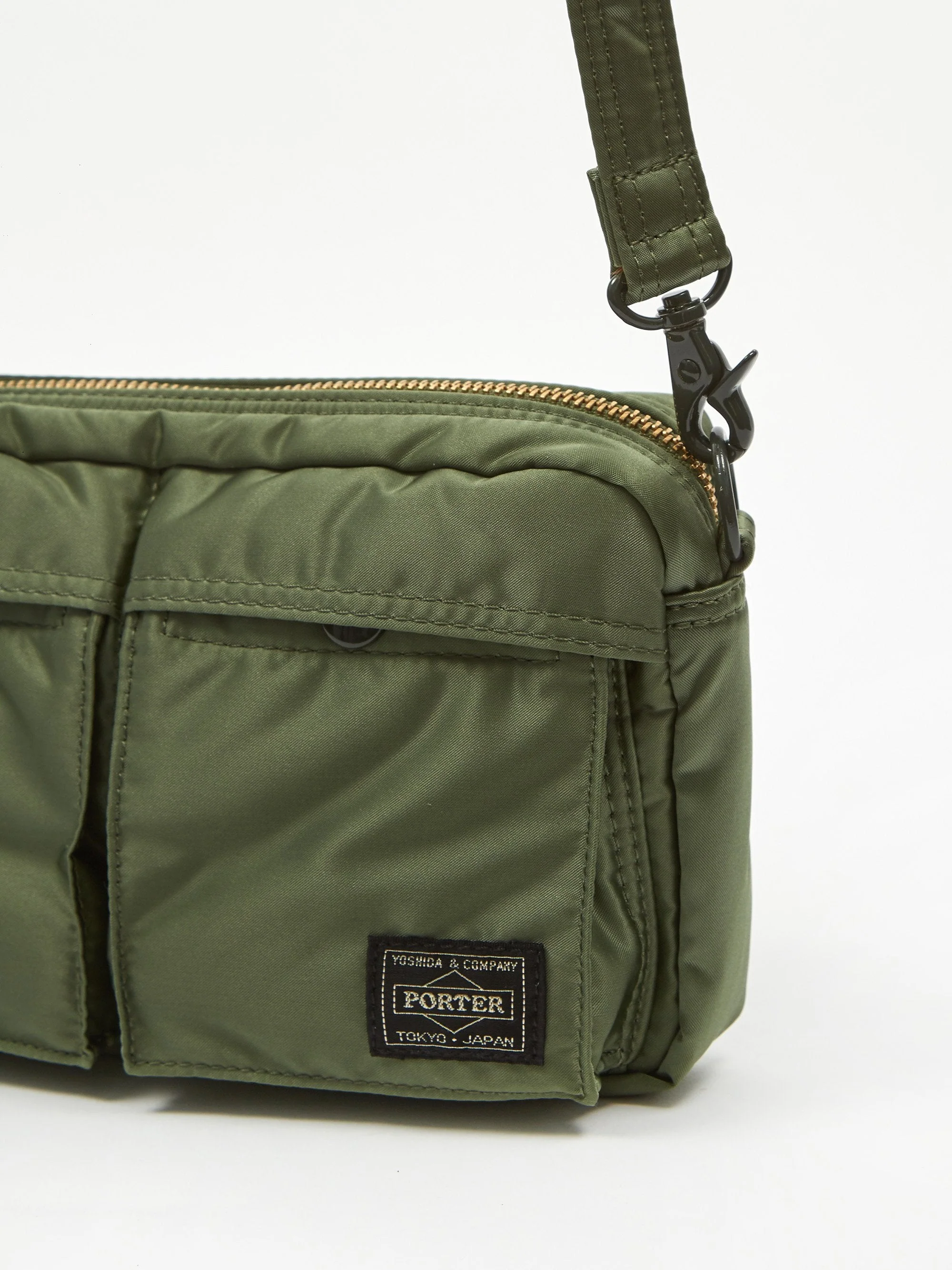 Porter - Yoshida & Co. Tanker Shoulder Bag - Sage Green - Image 3