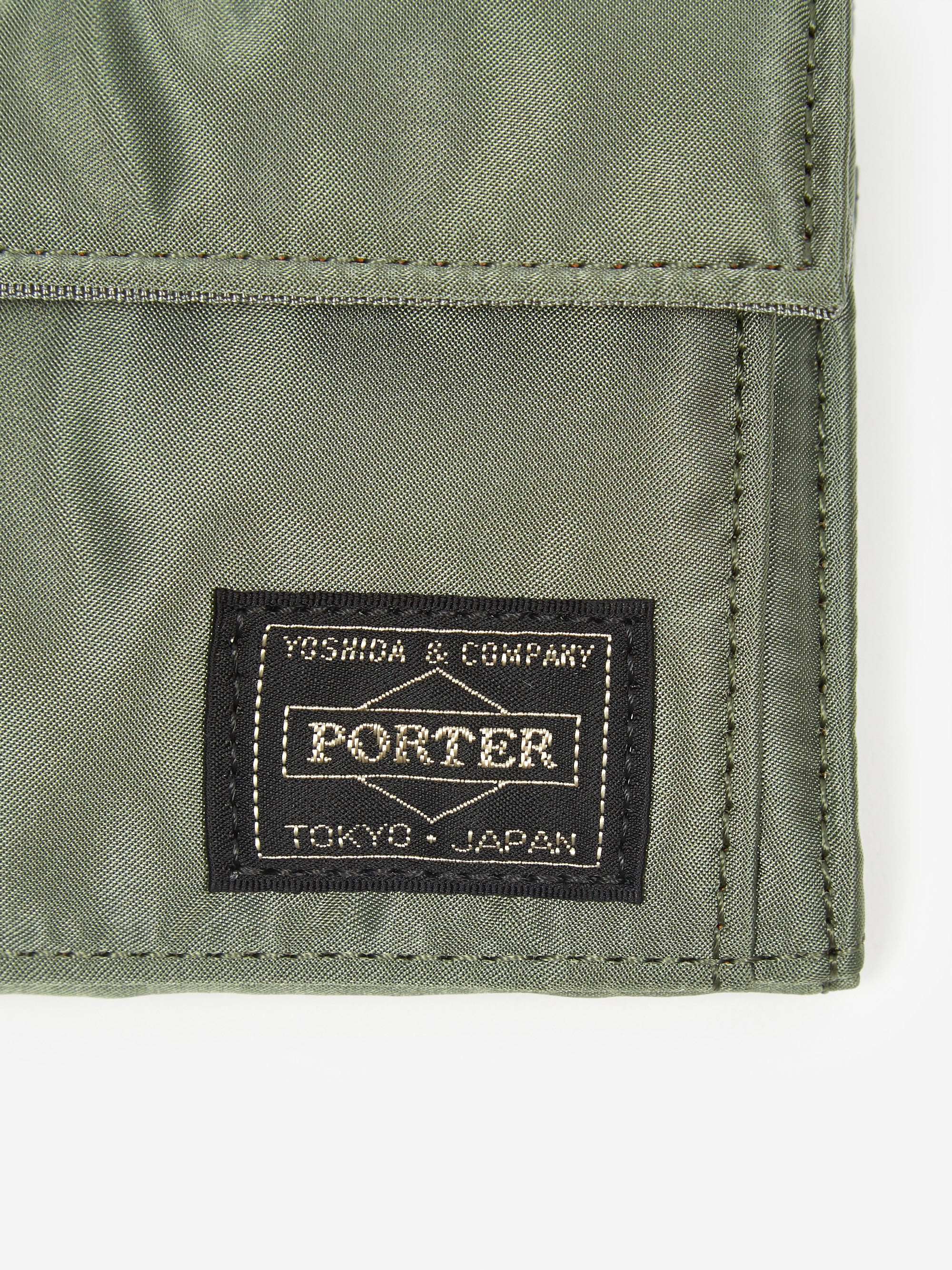 Porter - Yoshida & Co. Tanker Wallet A - Sage Green - Image 4