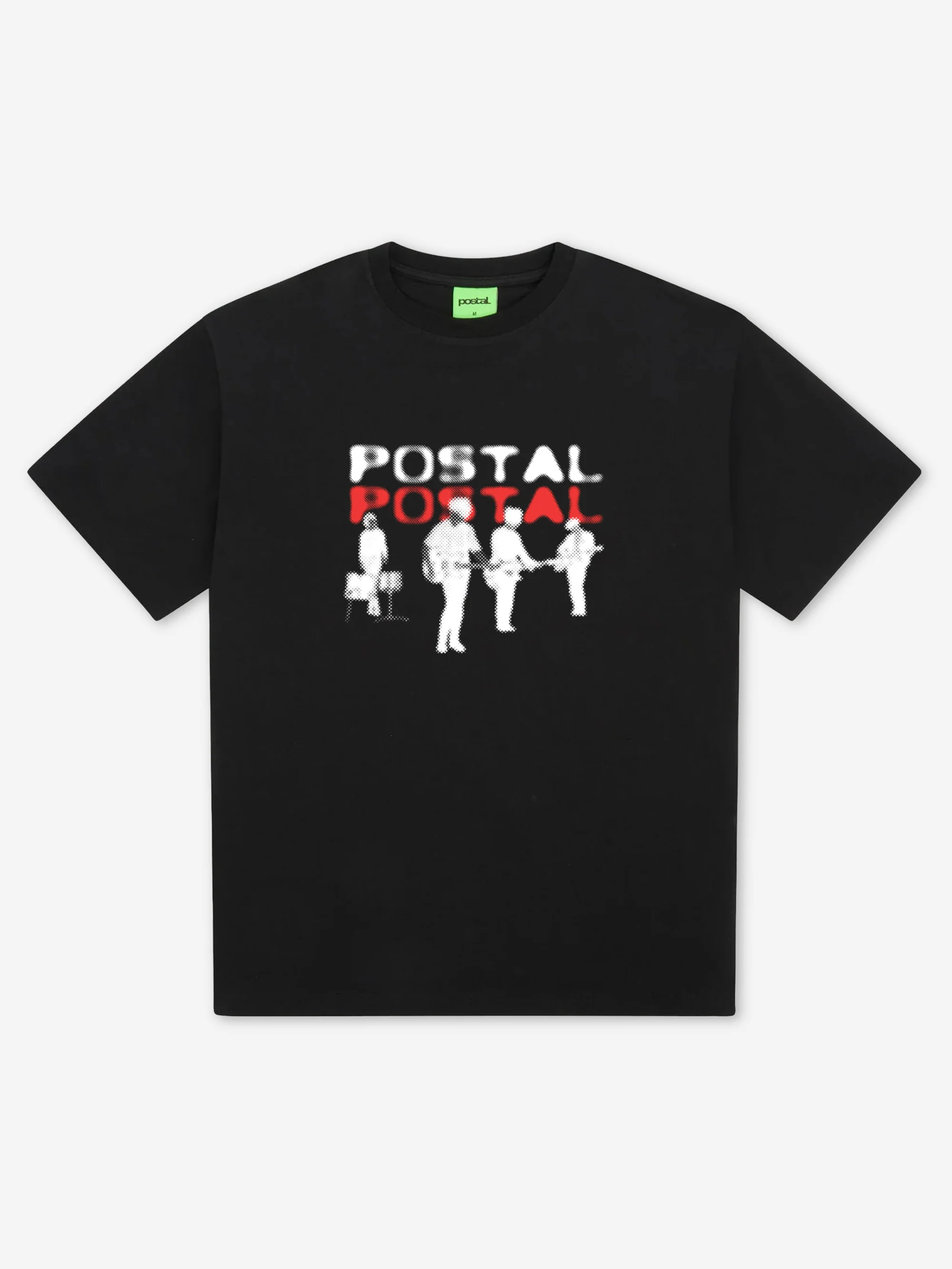 Postal Candy Print Tee - Black