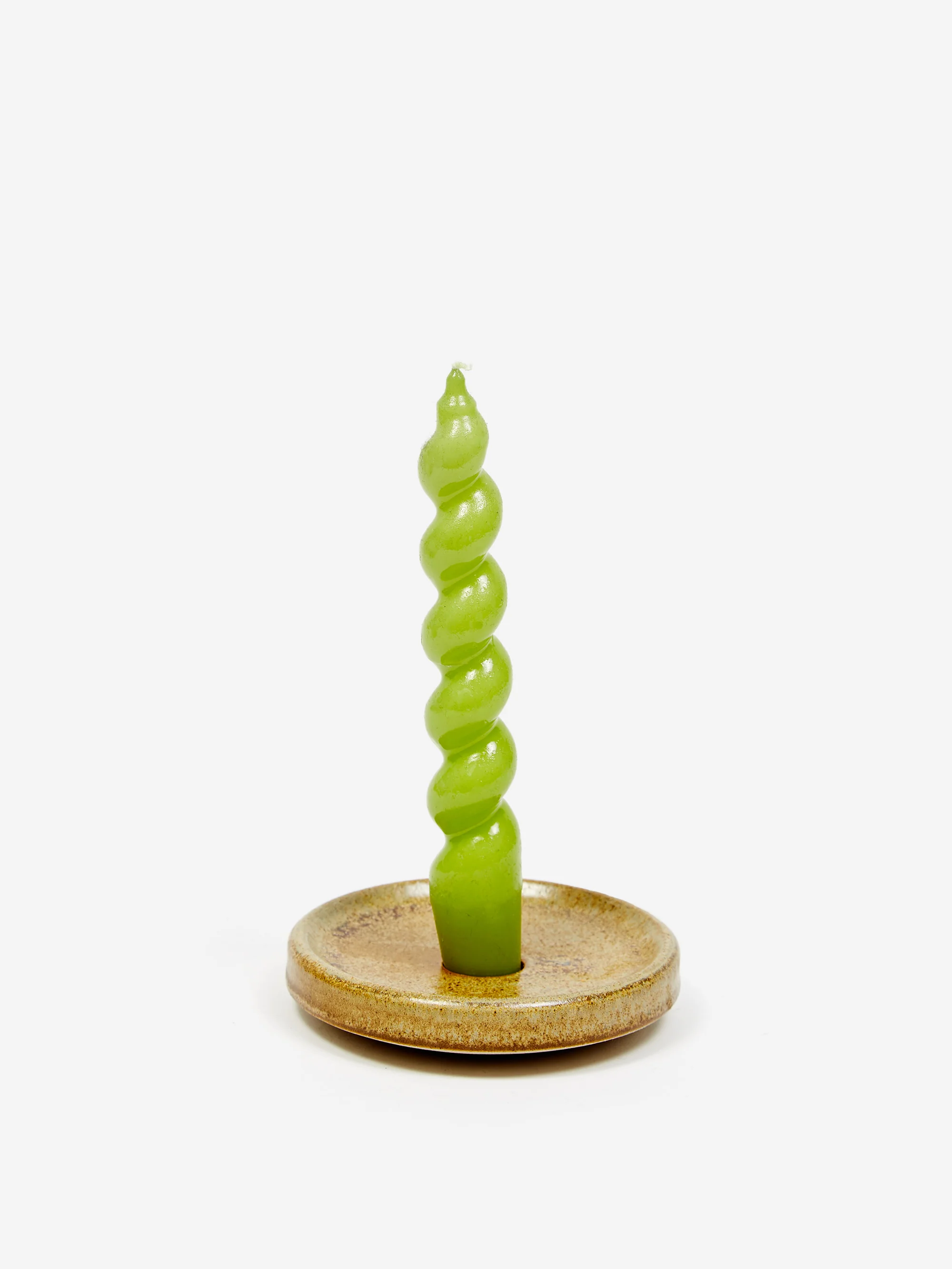Pottery West Candle Holder - Ochre - Image 2