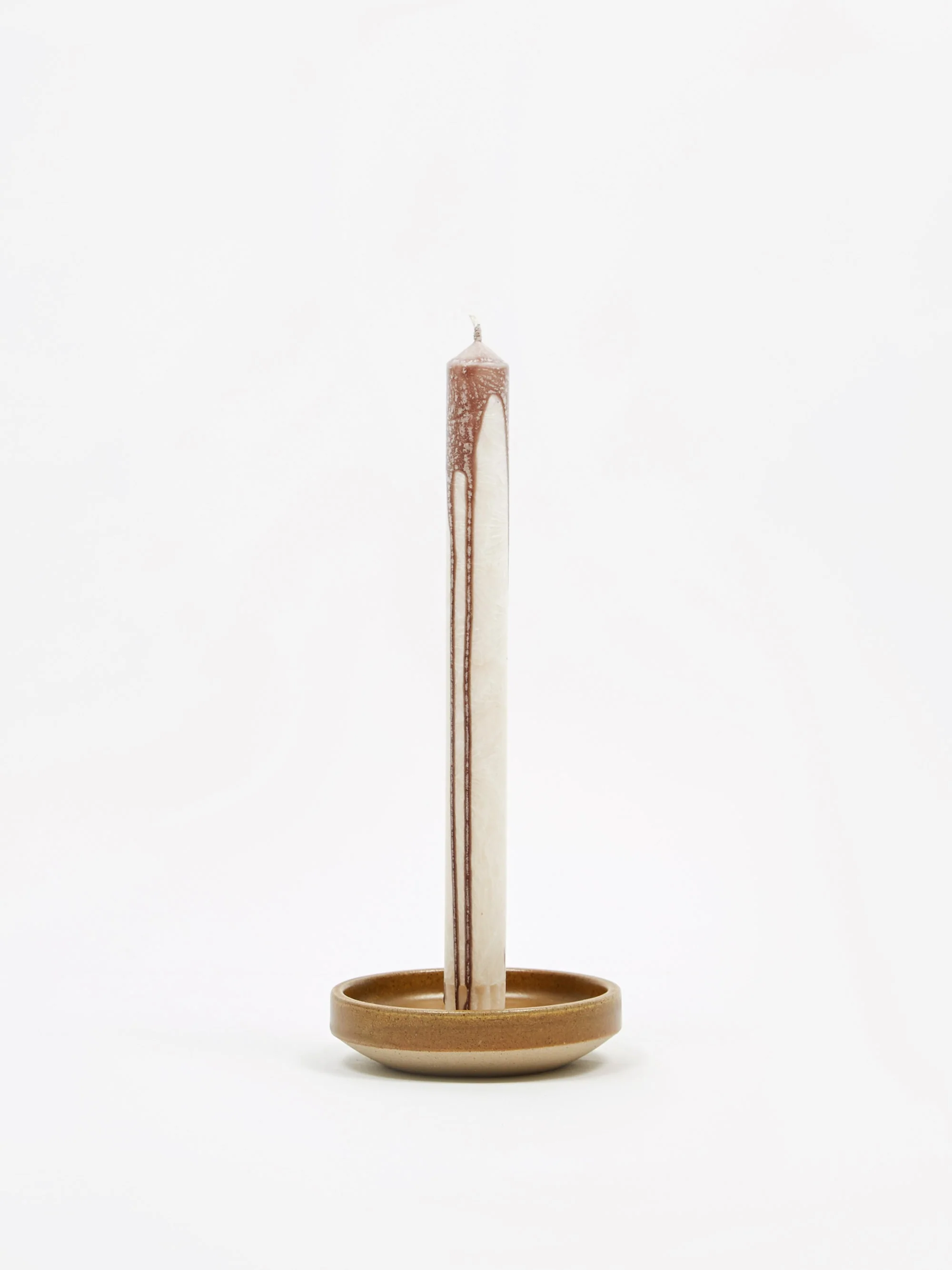 Pottery West Candlestick Cadle Holder - Ochre - Image 4