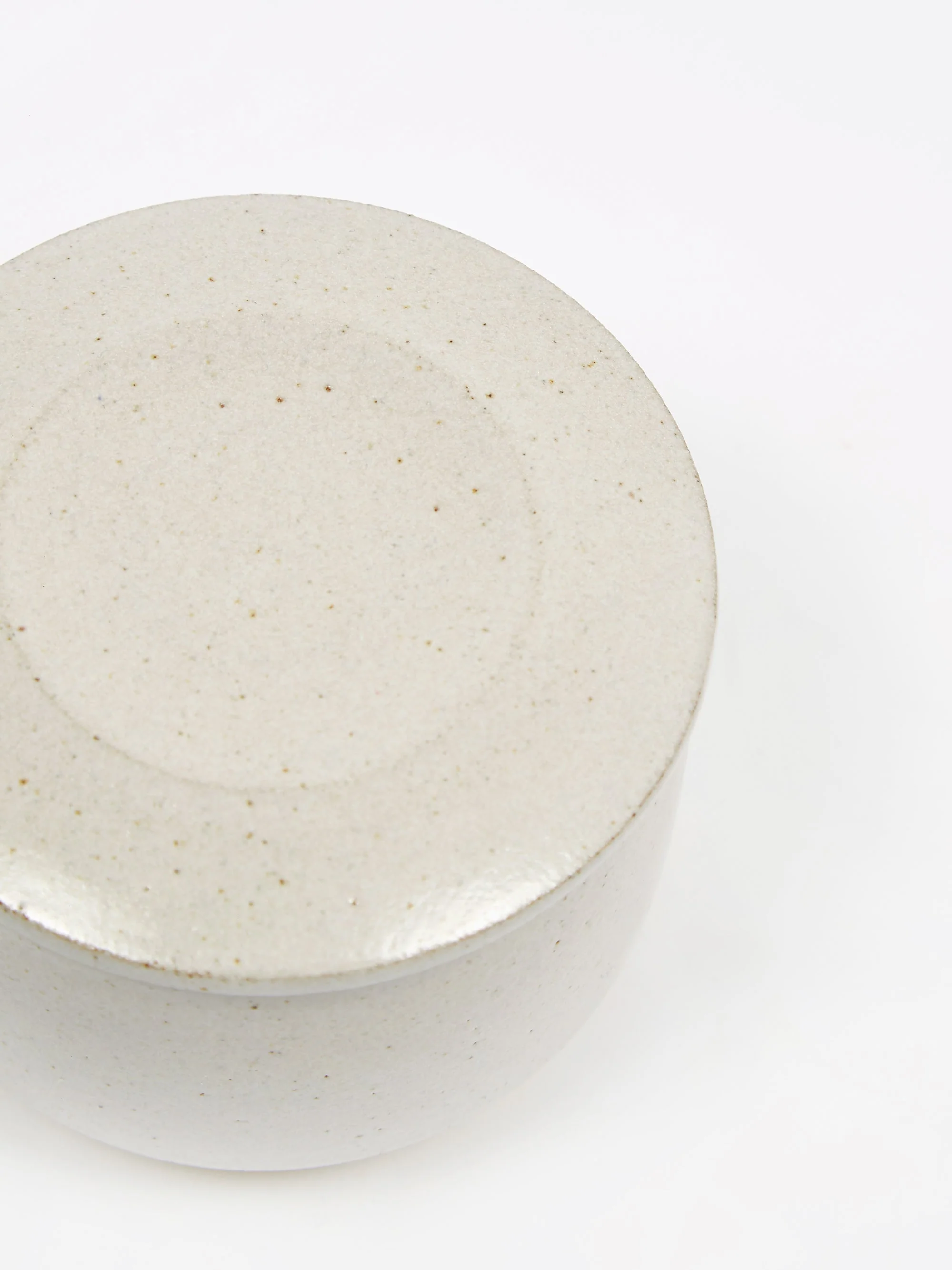 Pottery West Lidded Jar - White - Image 4