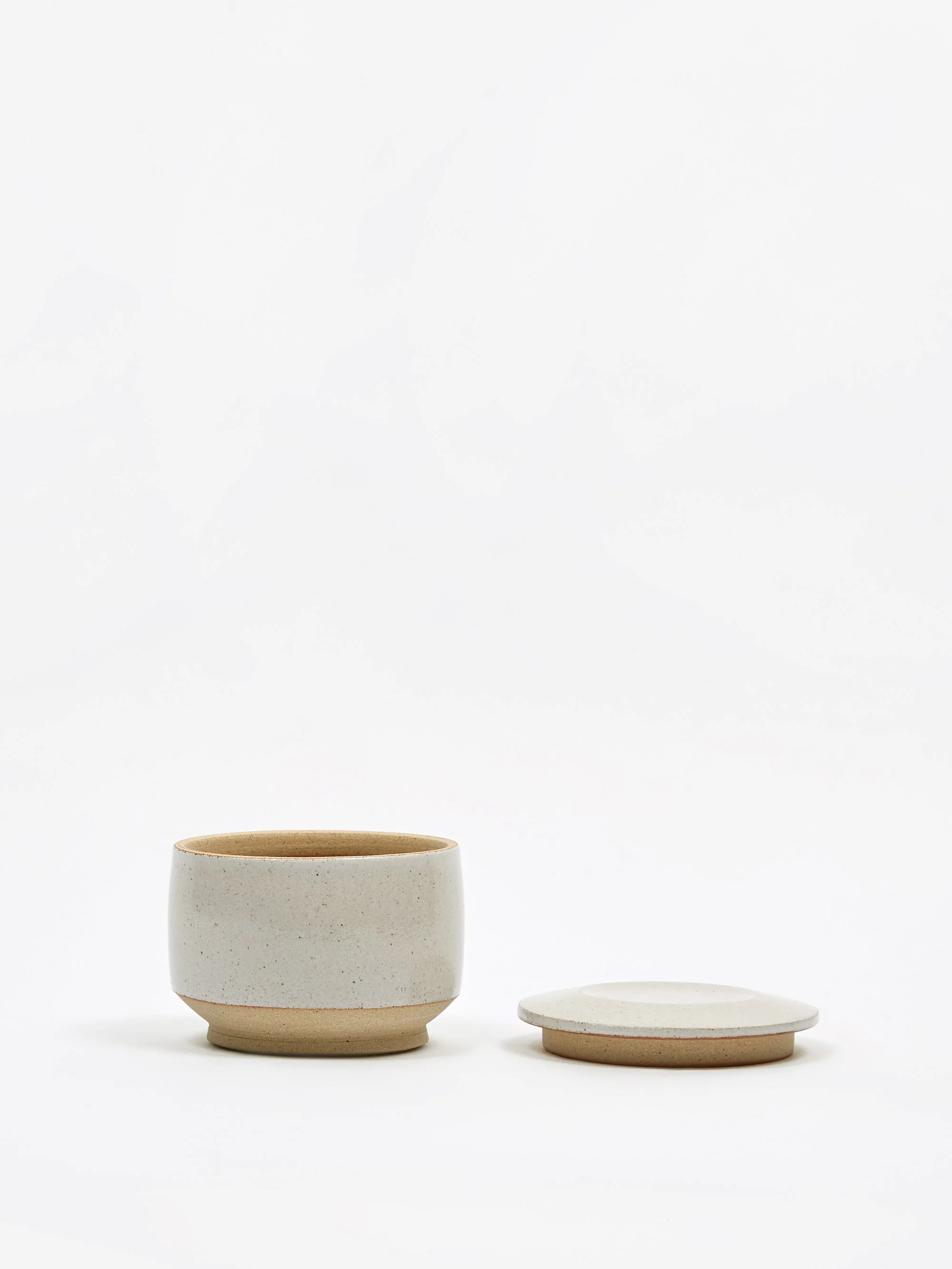 Pottery West Lidded Jar - White - Image 6