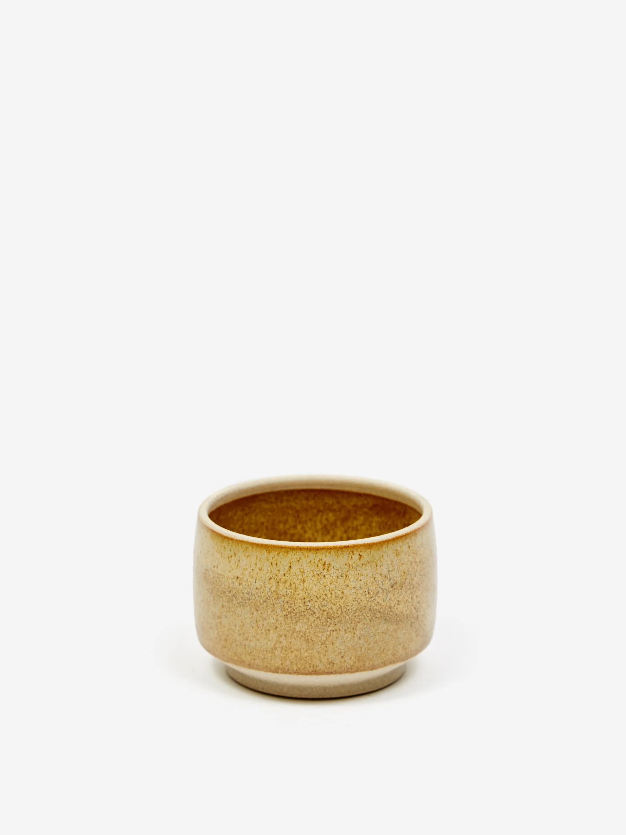 Pottery West Stoneware 250ml Lidded Jar - Ochre - Image 3