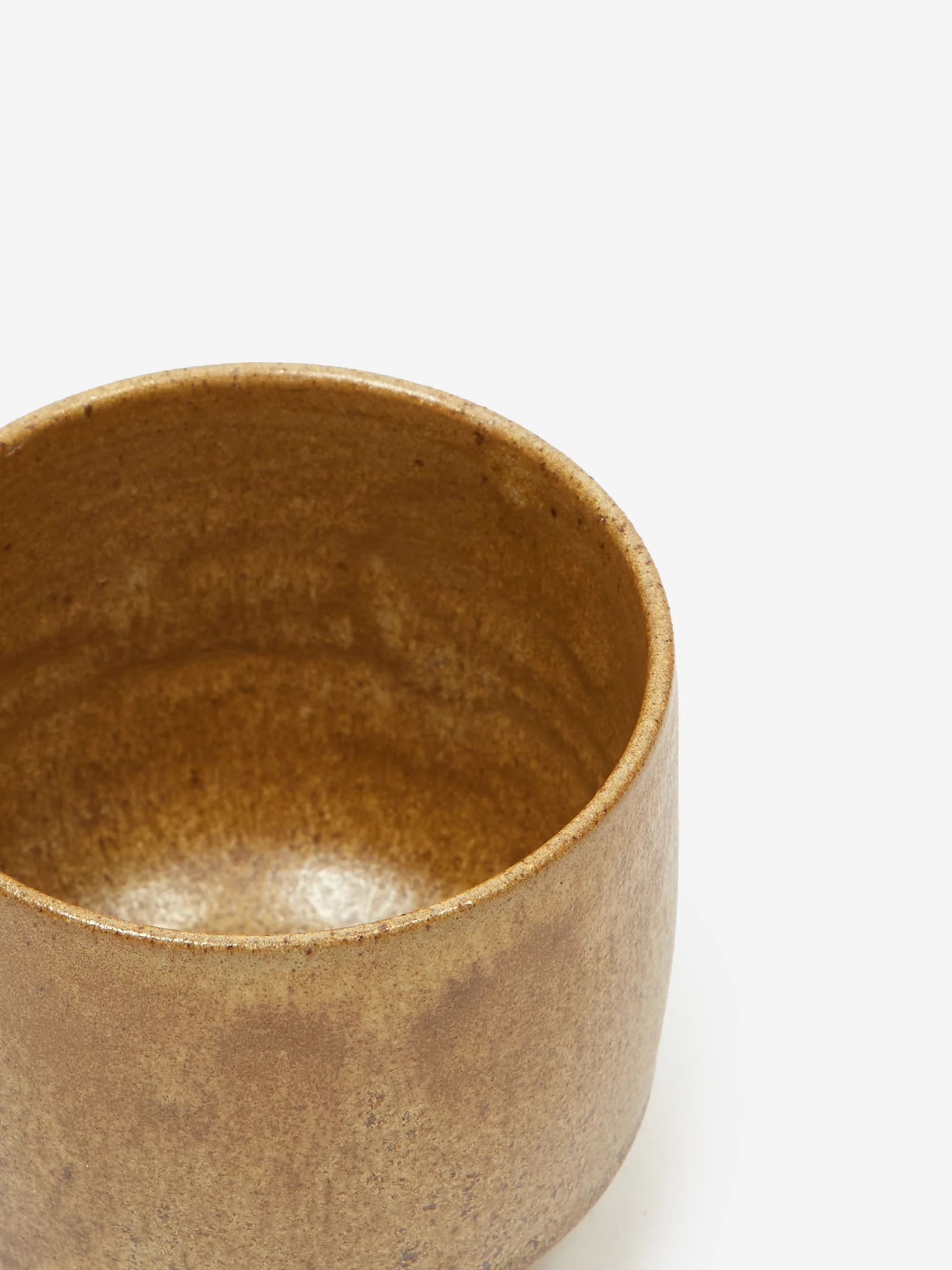 Pottery West Stoneware Cup - Ochre - Image 2